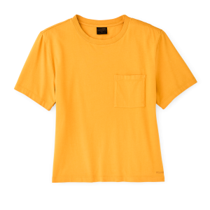 Women's Short Sleeve Pocket Tee - Golden Yellow