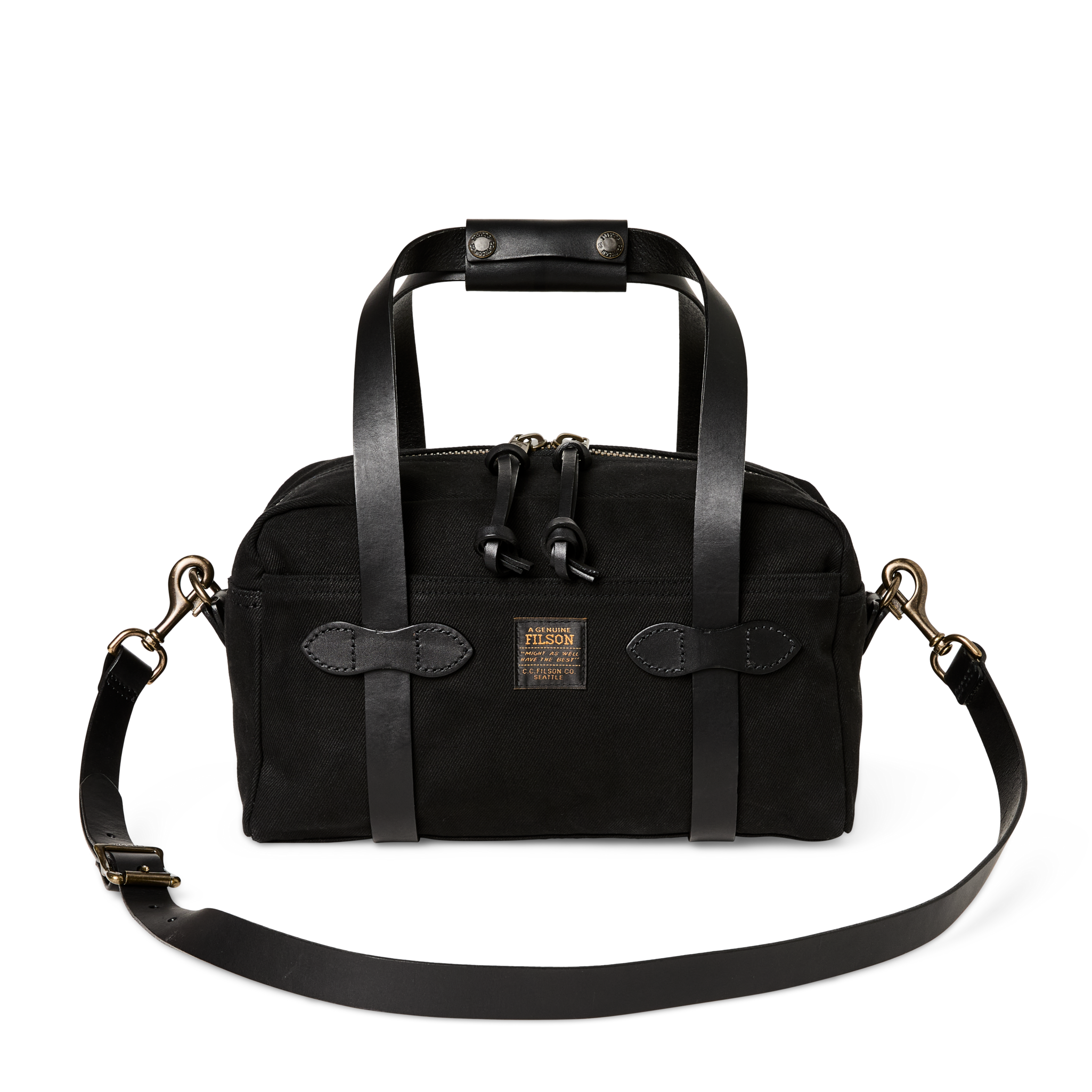 Rugged Twill Xs Compact Duffle Bag - Black