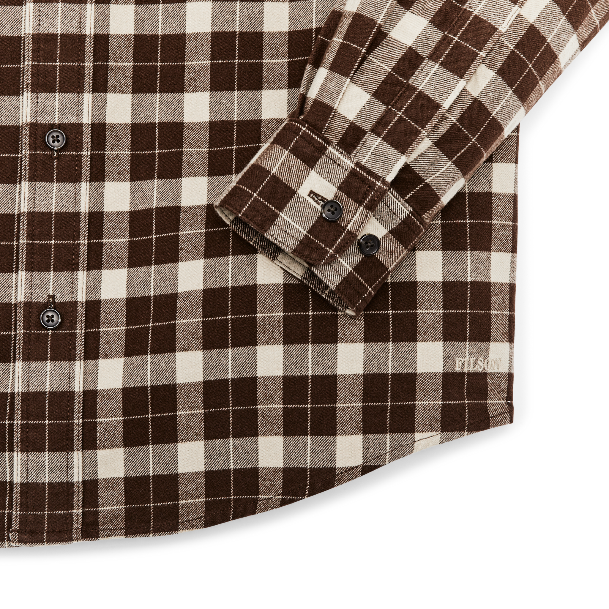 Alaskan Guide Shirt - Brown / Cream Plaid - Image 3
