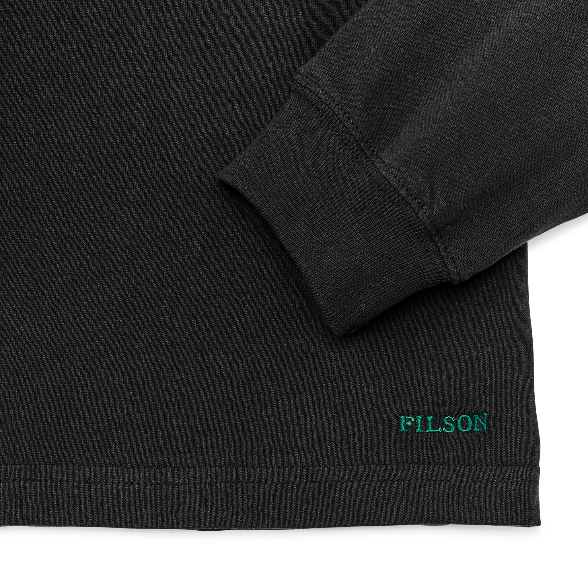 Long Sleeve Pioneer Pocket T-shirt - Black - Image 3