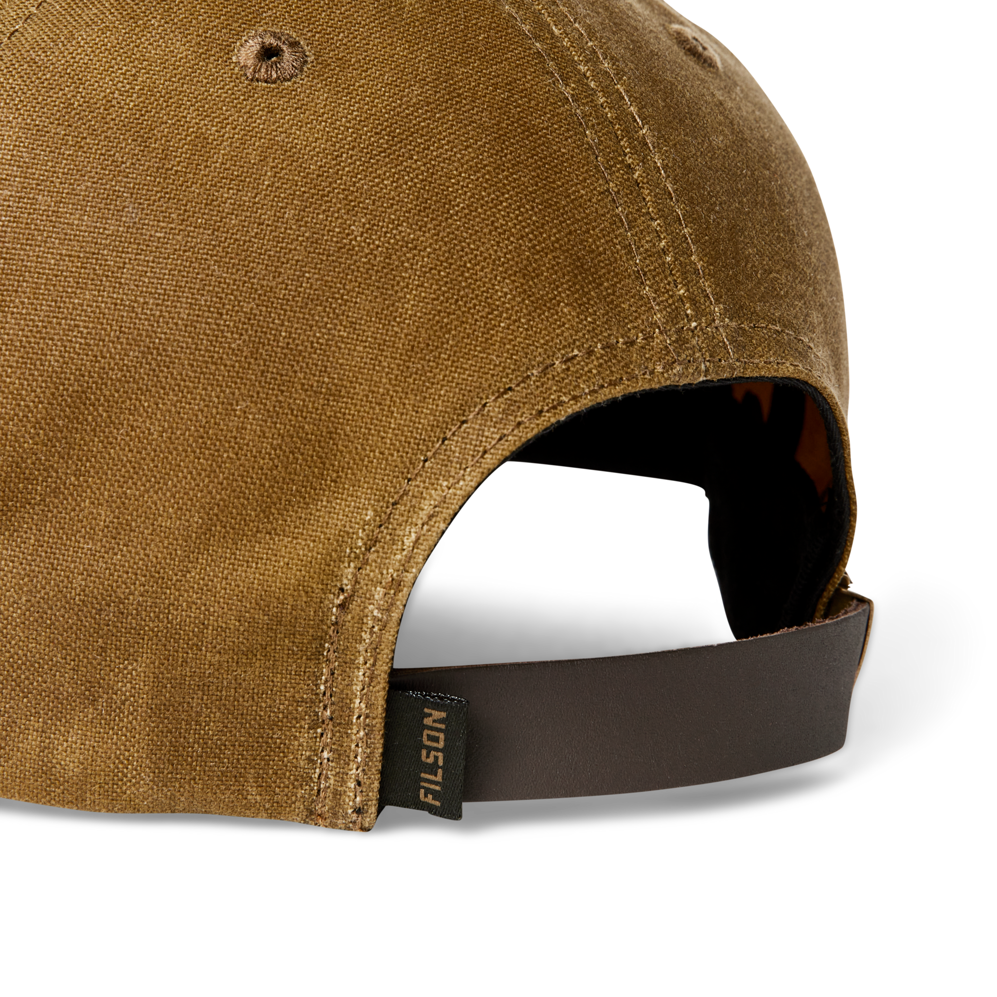 Oil Tin Low-profile Logger Cap - Dark Tan - Image 3