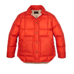 Women's Waxed Down Barn Coat - Campfire