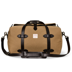 Small Rugged Twill Duffle Bag - Tan