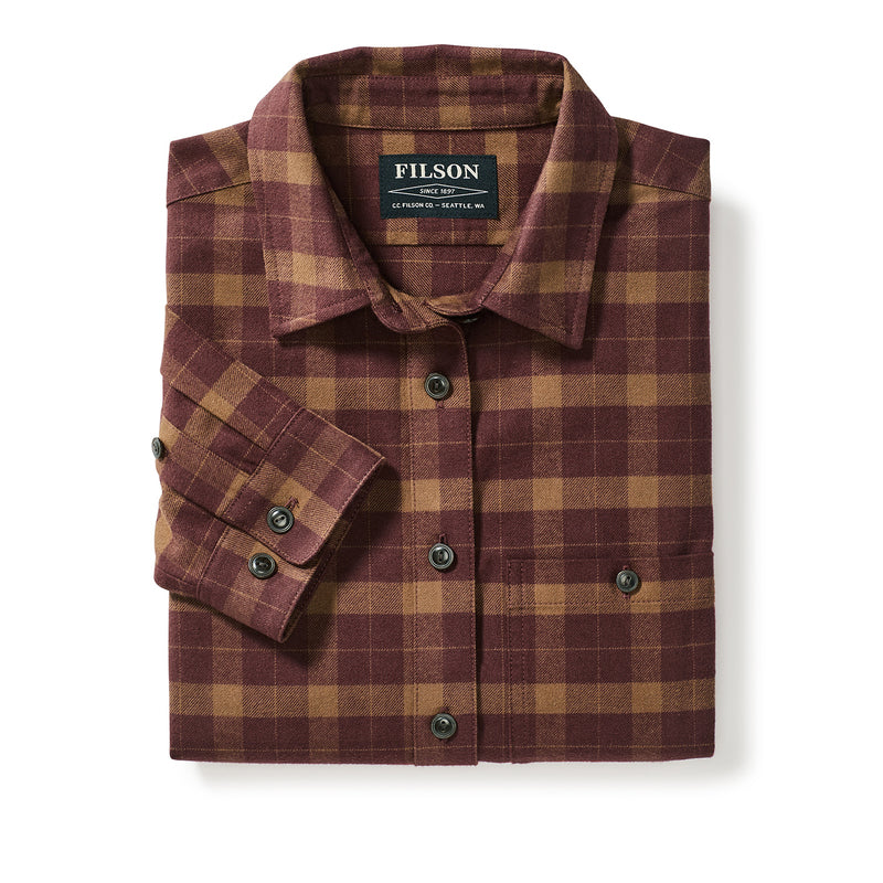 Wmn's Alaskan Guide Shirt - Rust / Brown Plaid - Image 3