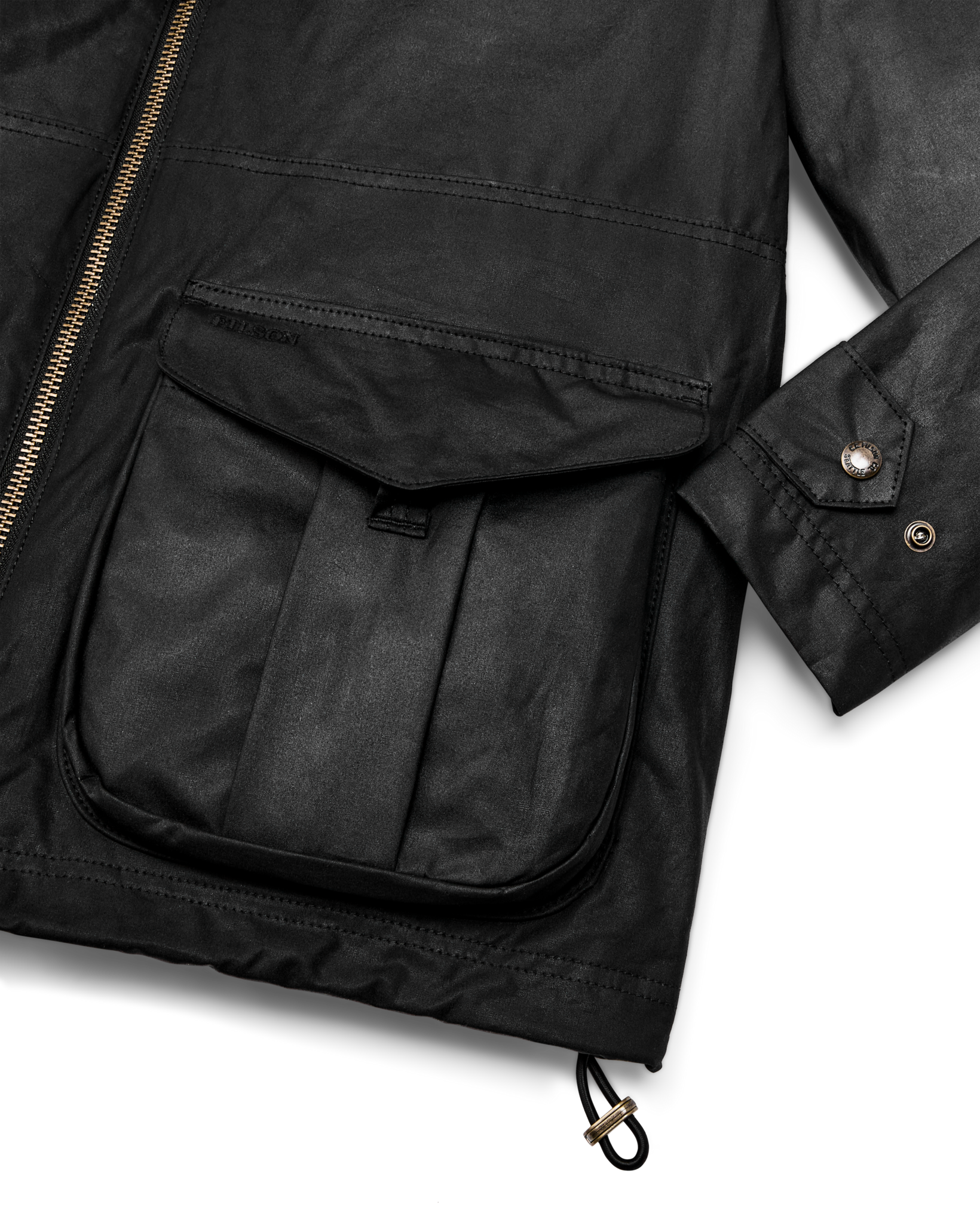 Women's Cover Cloth Raincoat - Black - Image 4