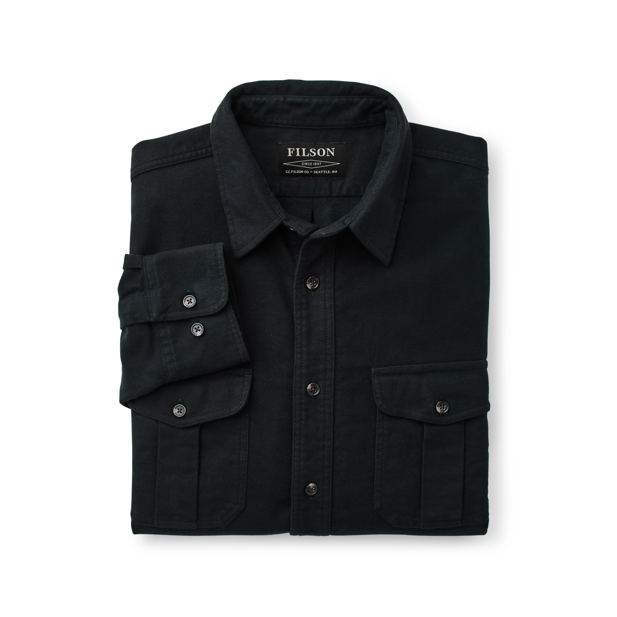 Moleskin Seattle Shirt - Dark Navy - Image 5