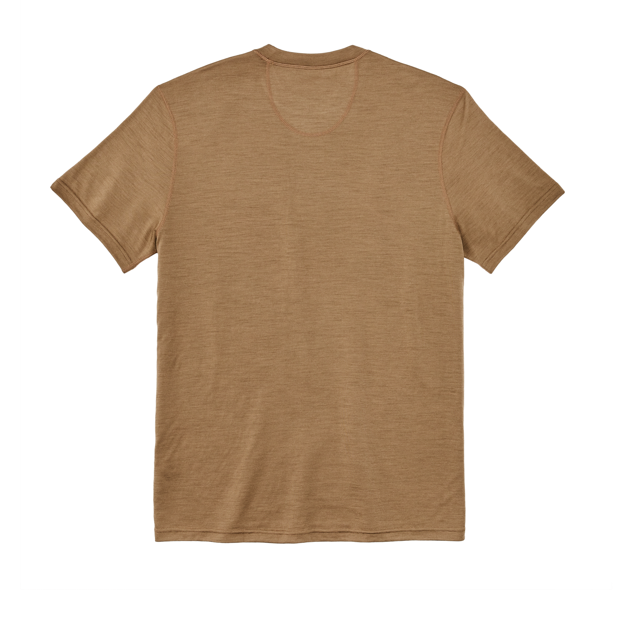 210g Merino Wool Short Sleeve Crewneck - Rugged Tan - Image 2