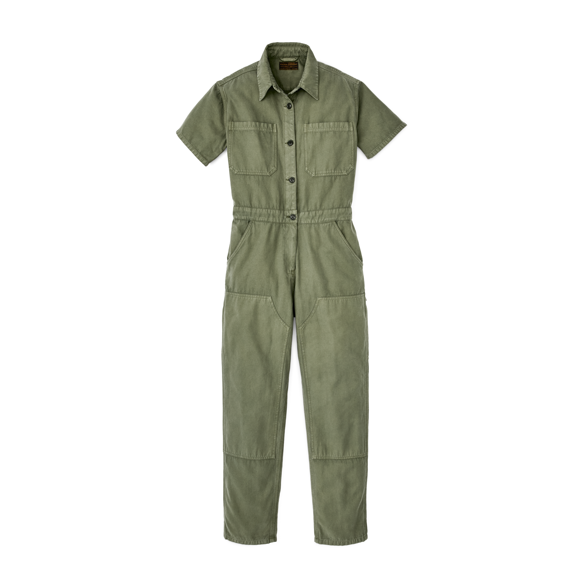 Women's Field Short Sleeve Coverall - Army Green