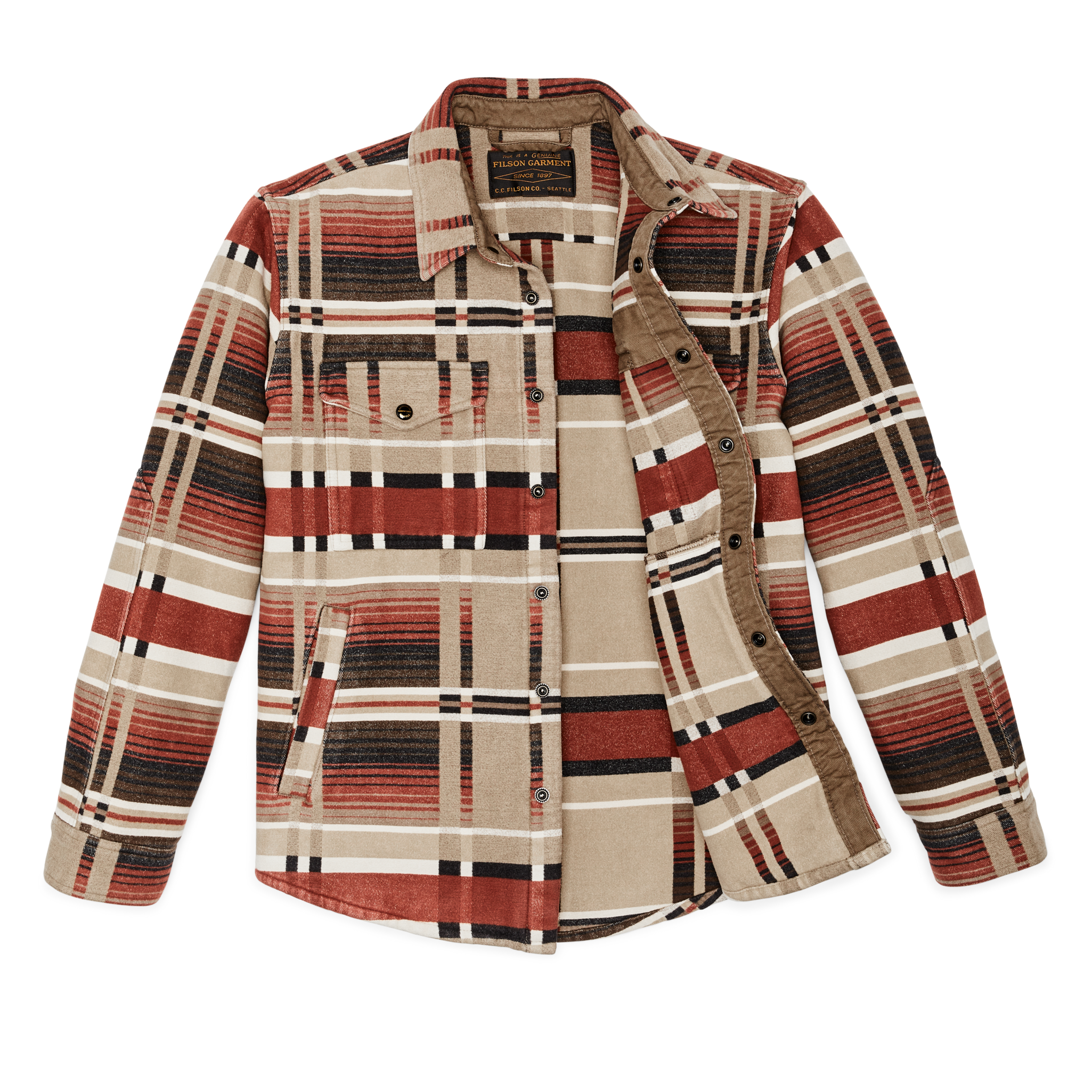 Beartooth Jac-shirt - Bloodstone / Tan Ombre - Image 3