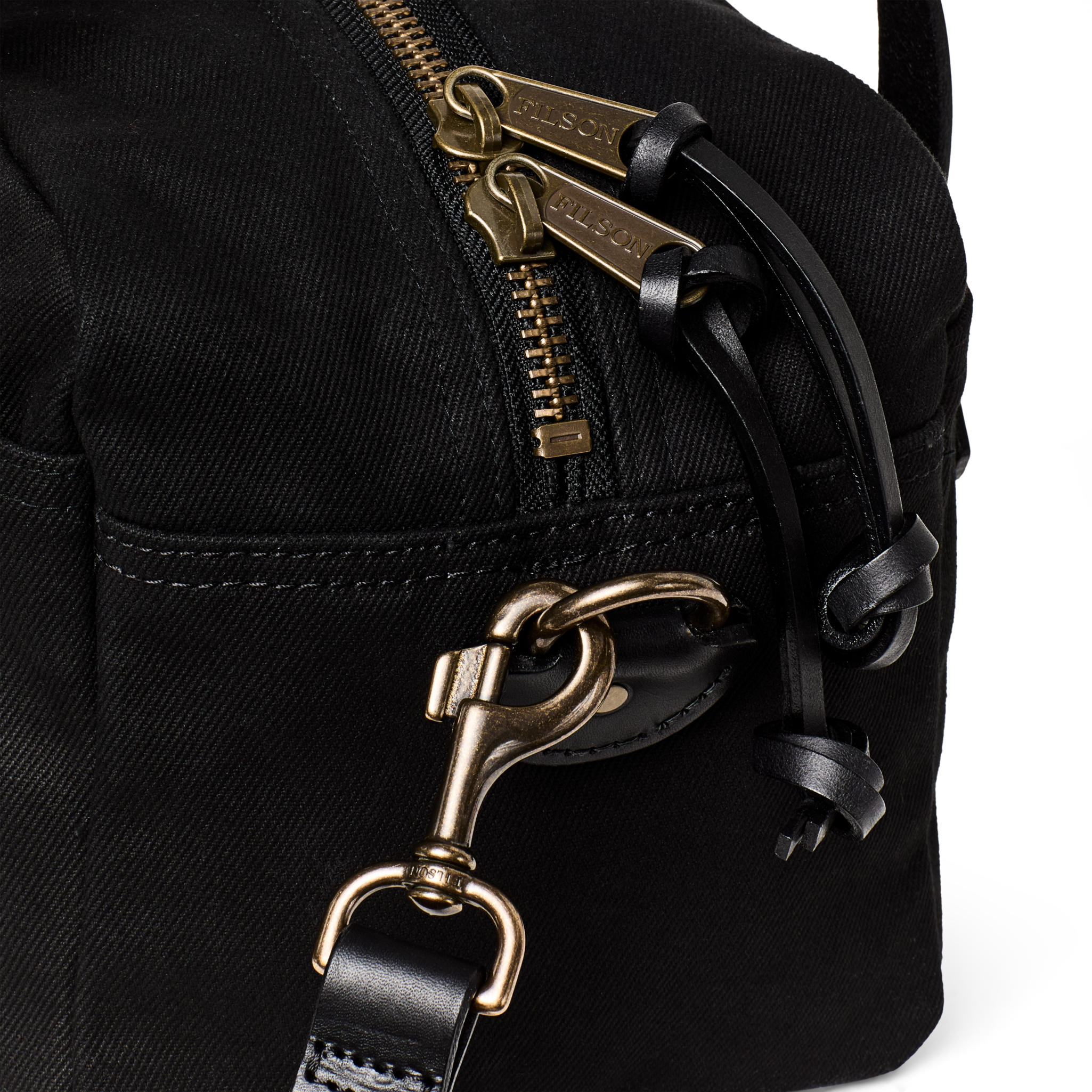 Rugged Twill Xs Compact Duffle Bag - Black - Image 3