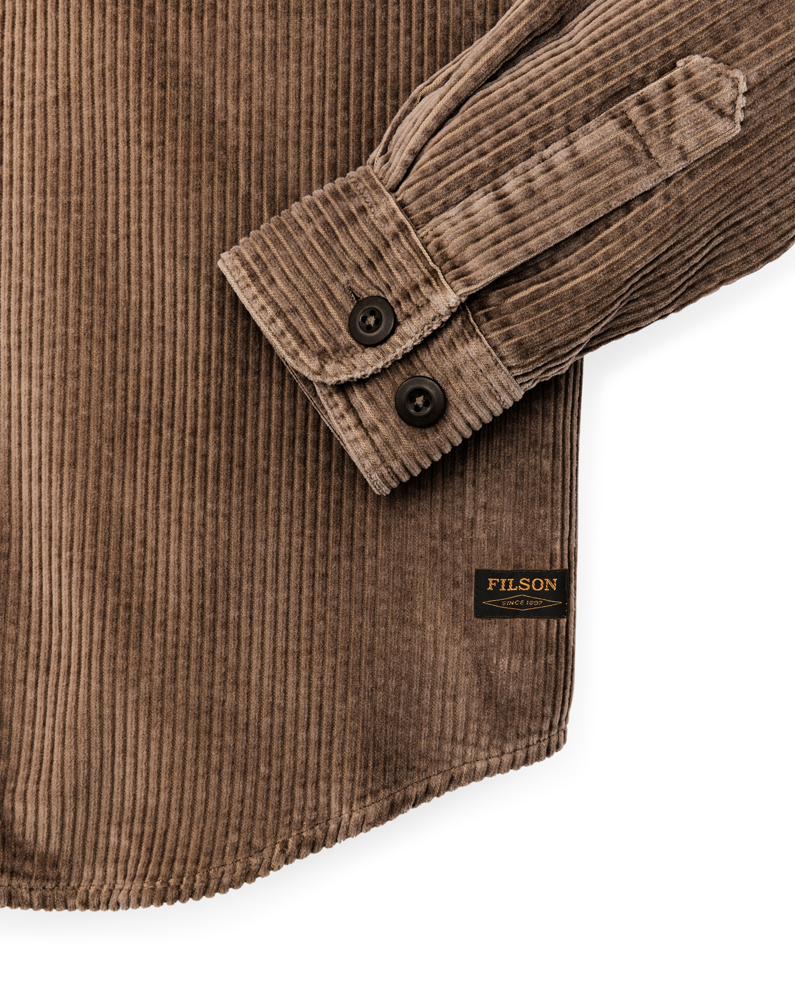 6-wale Corduroy Shirt - Brown - Image 4