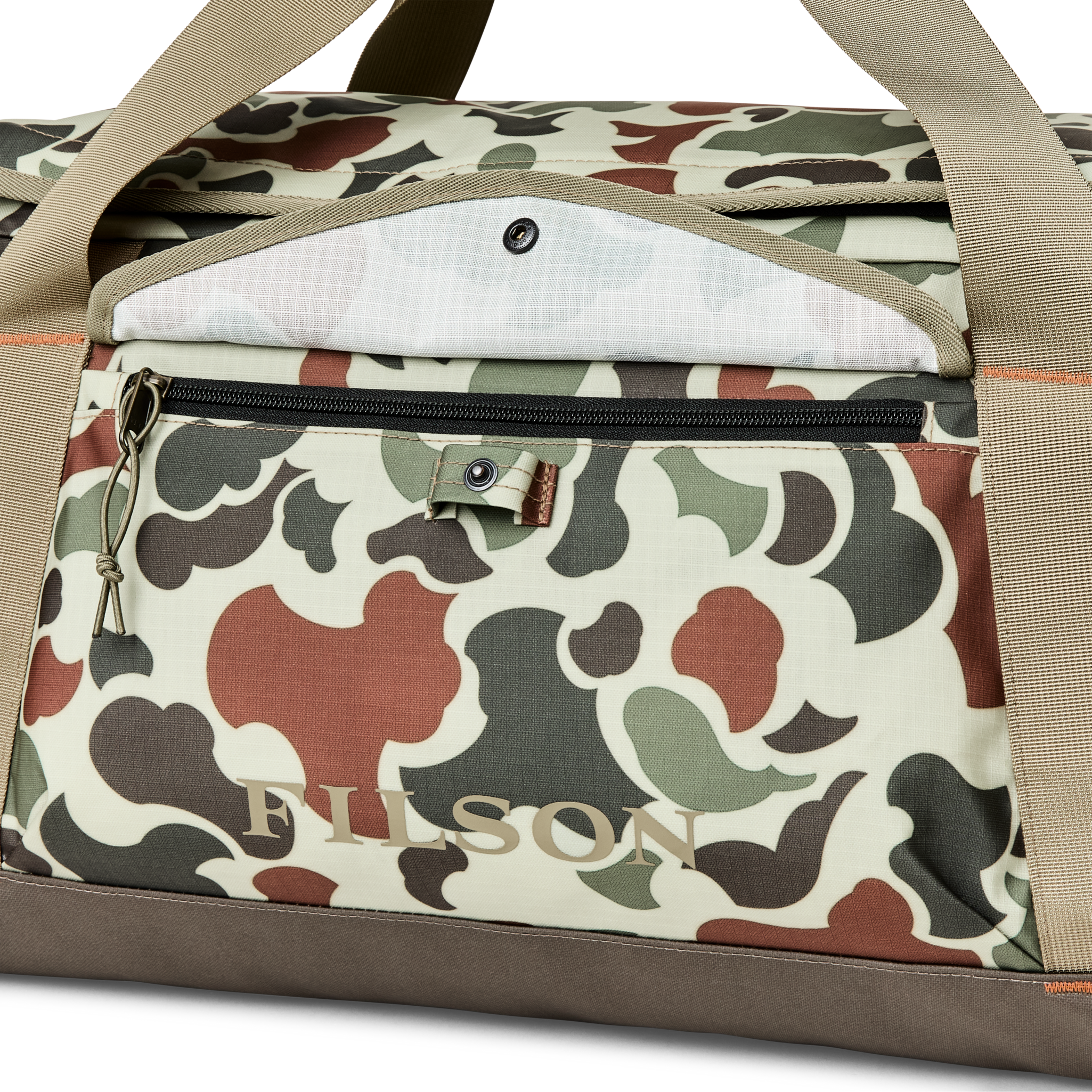 All-Weather 50L Duffle Bag - Shrub Camo / Canteen / Covert - Image 8