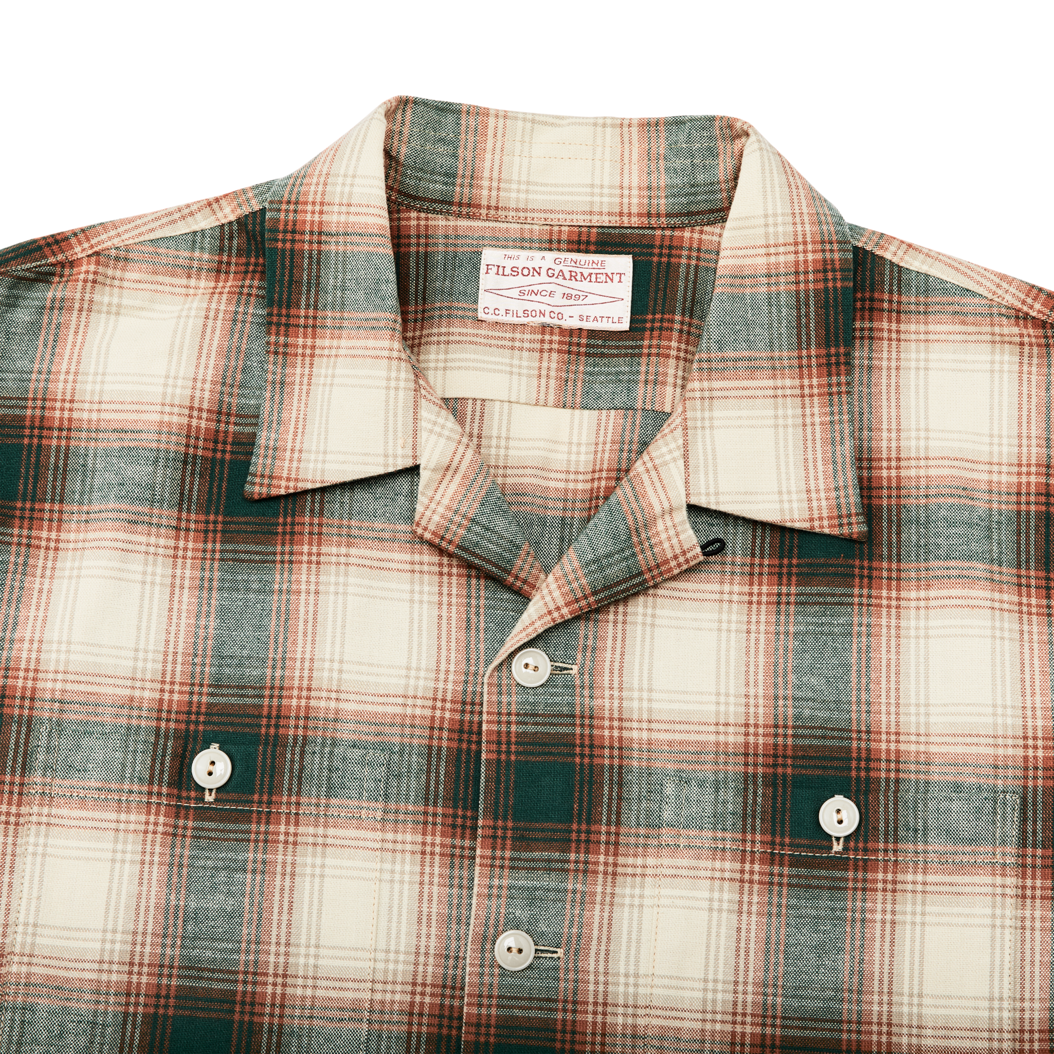 Elk Heights Camp Shirt - Rust / Pine Grove Plaid - Image 4