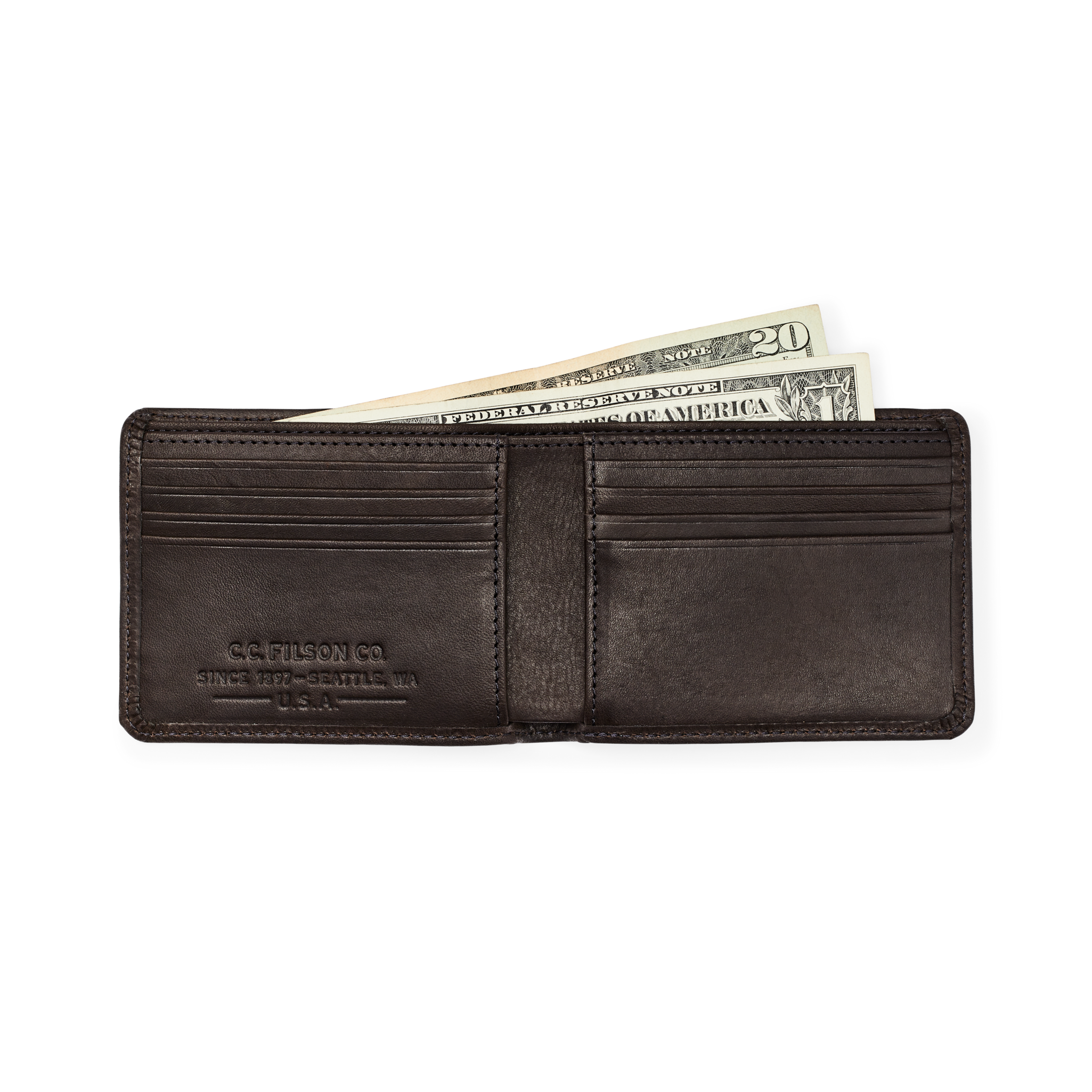 Tin Cloth Outfitter Wallet - Dark Tan - Image 4