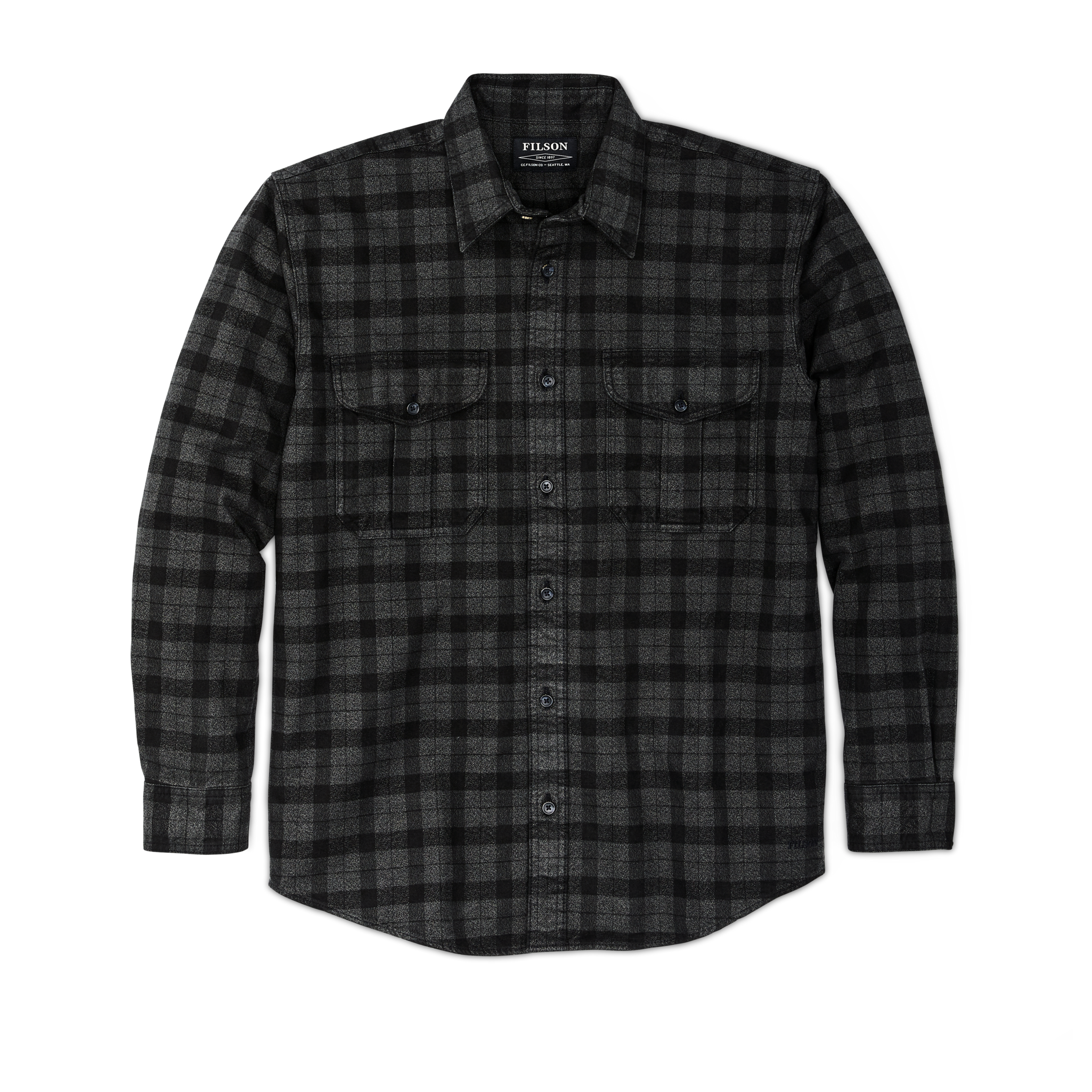Alaskan Guide Shirt - Heather Gray/black Plaid - Image 4