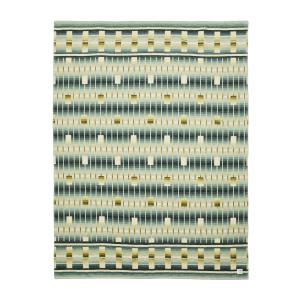 Cotton Blanket - Tan / Geometric Ombre