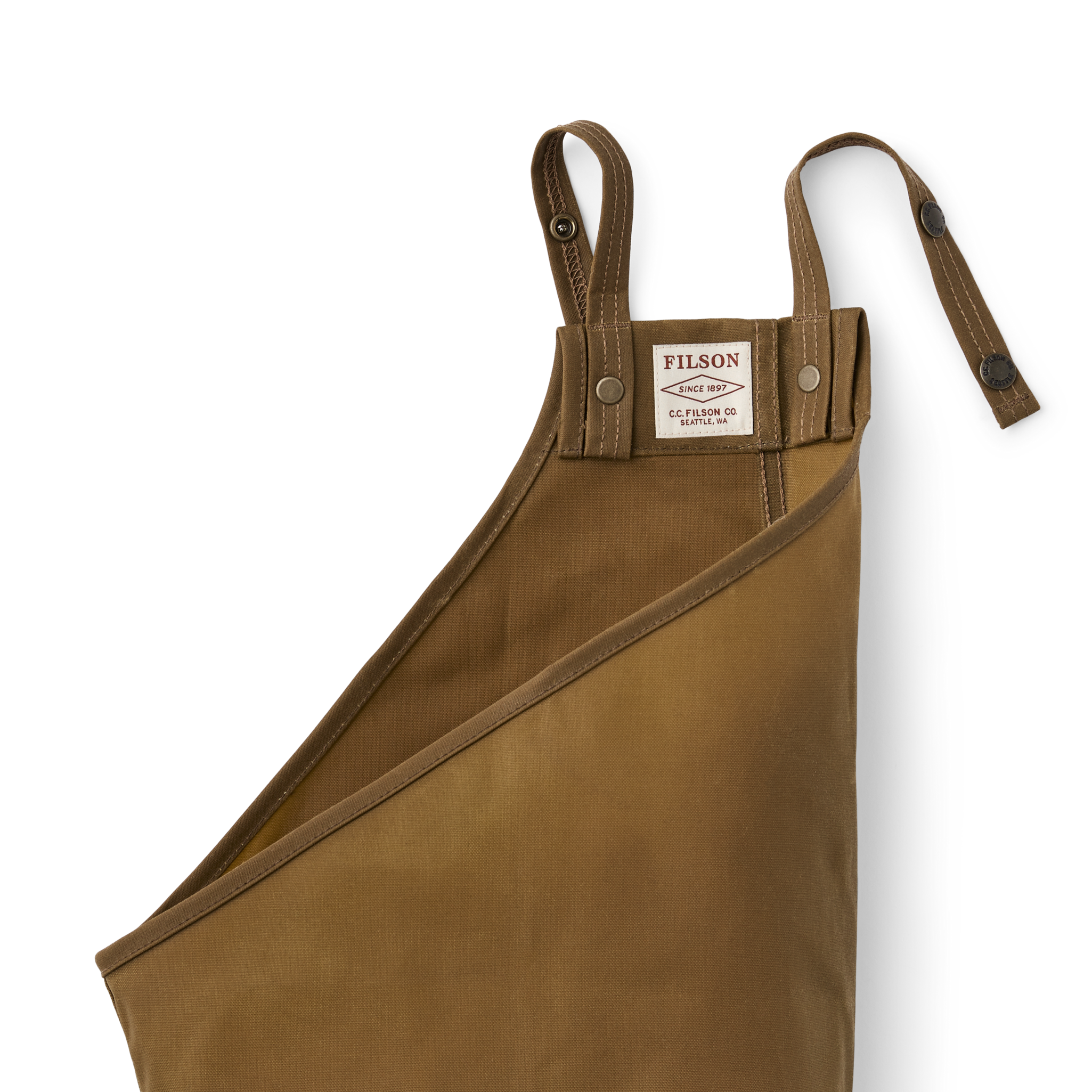Single Tin Cloth Chaps (Husky Fit) - Dark Tan - Image 3