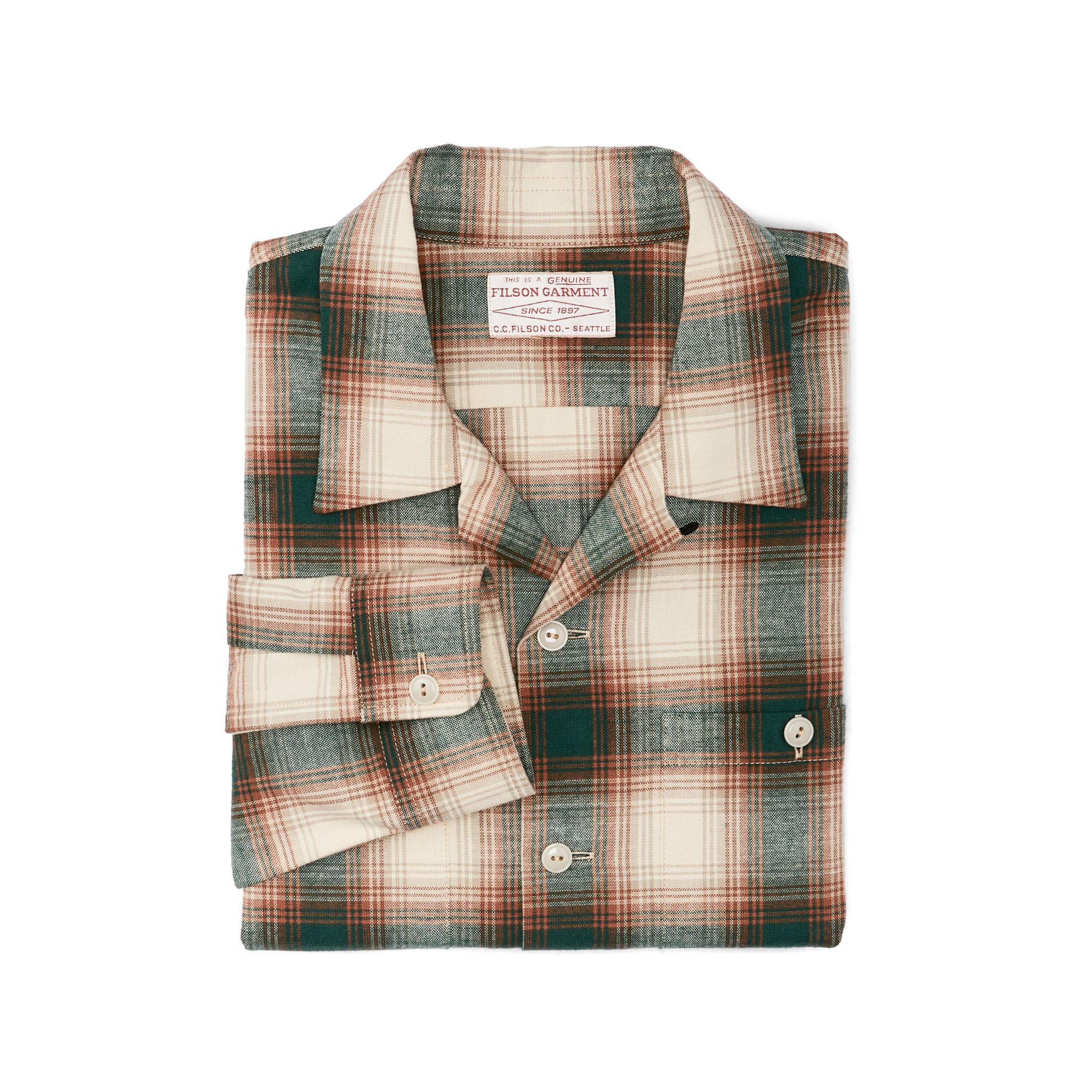 Elk Heights Camp Shirt - Rust / Pine Grove Plaid - Image 3