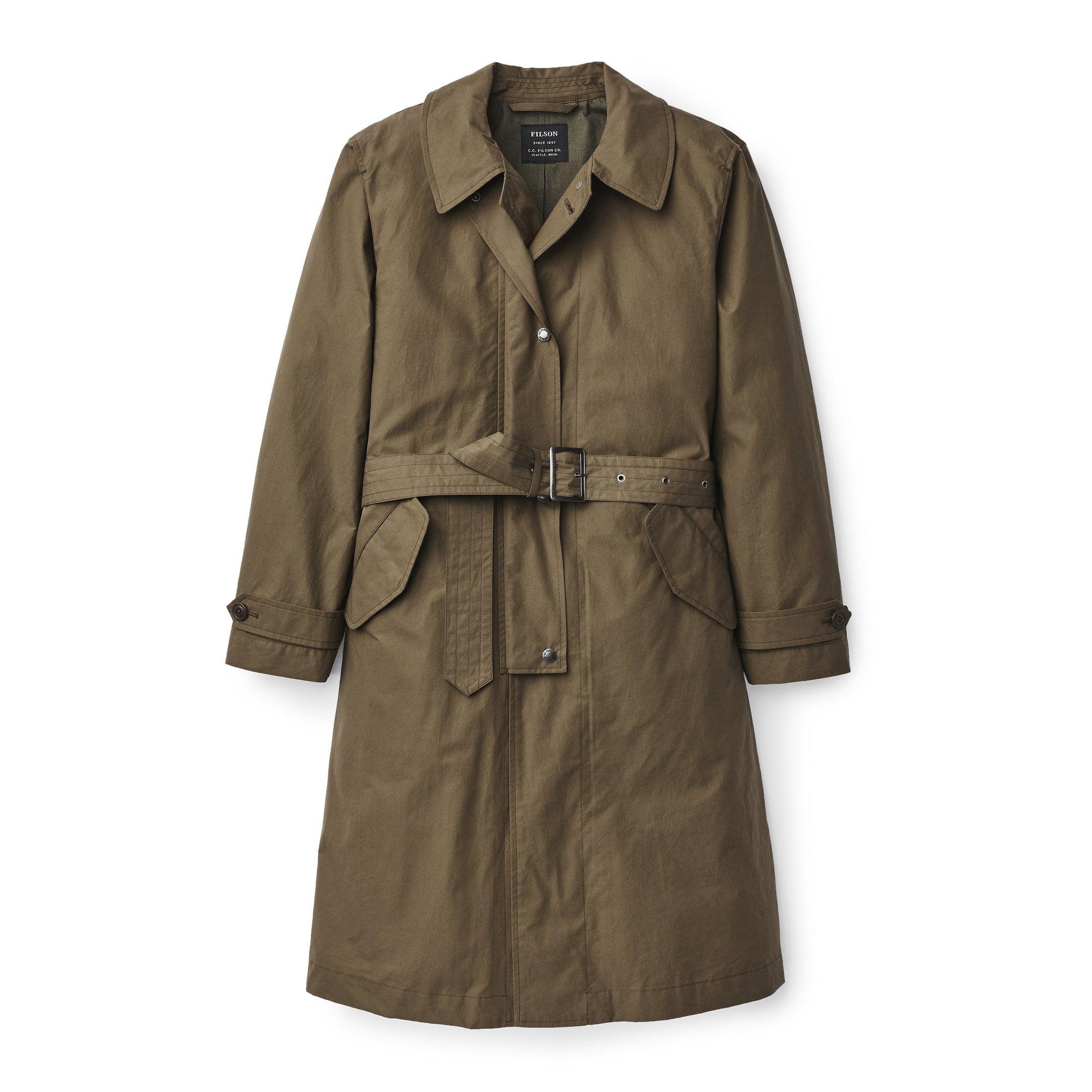 Women's Sawyer Trench Coat - Marsh Olive - Image 3