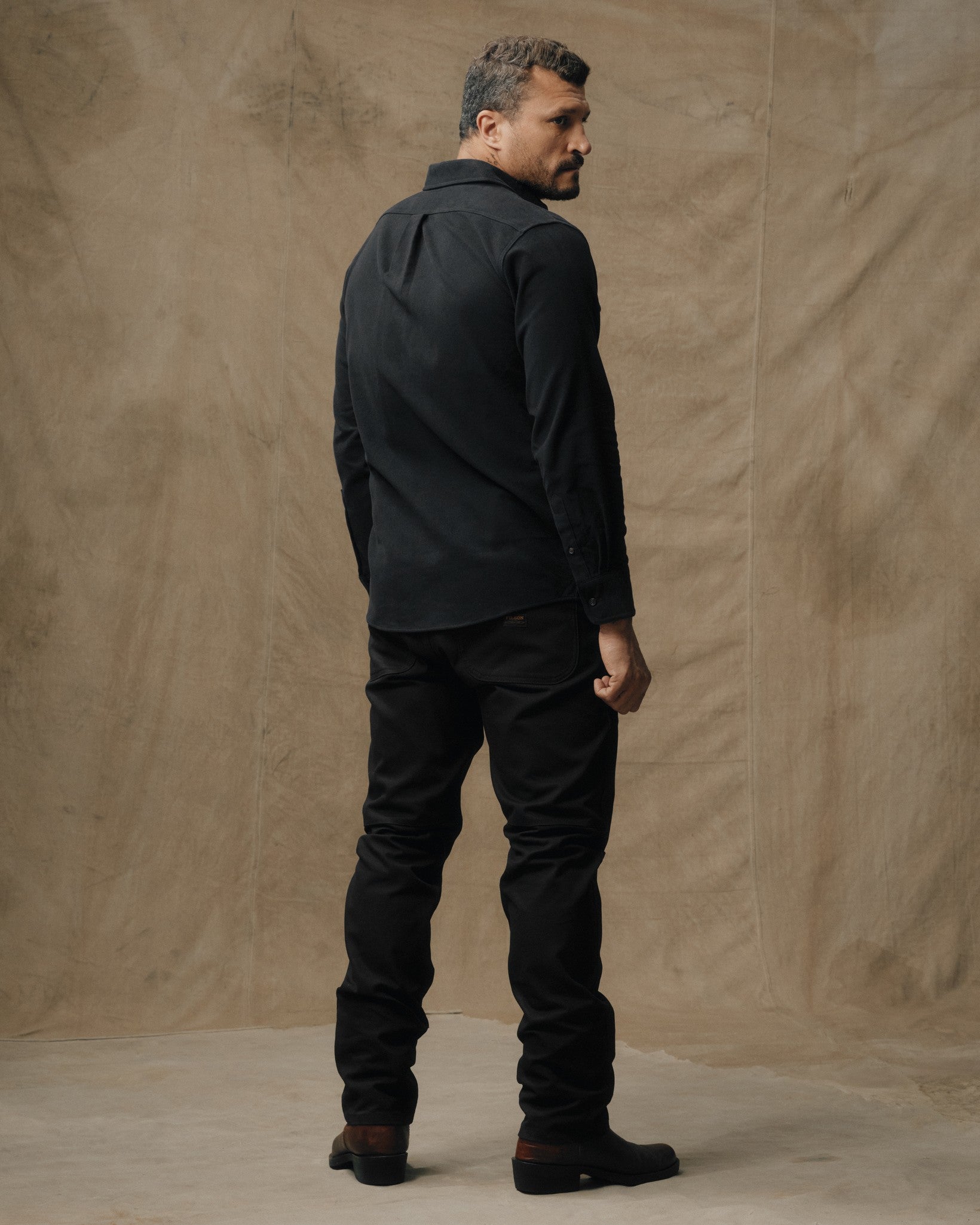 Moleskin Seattle Shirt - Dark Navy - Image 2