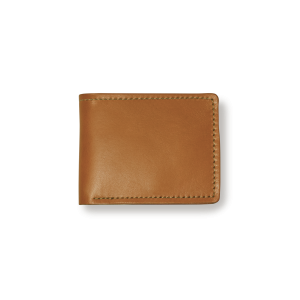 Bridle Leather Bi-fold Wallet - Tan Leather