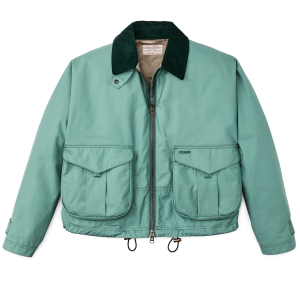 Women's Aviator Cloth Short Work Jacket - Deep Sea