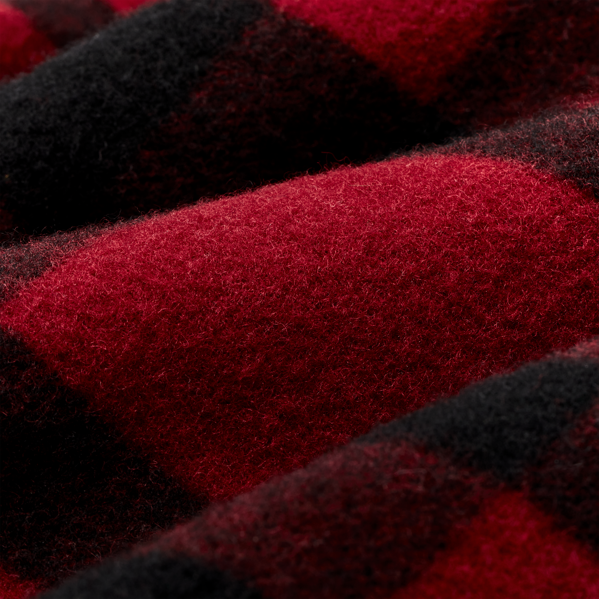 Women's Wool Overshirt - Red / Black Plaid - Image 4