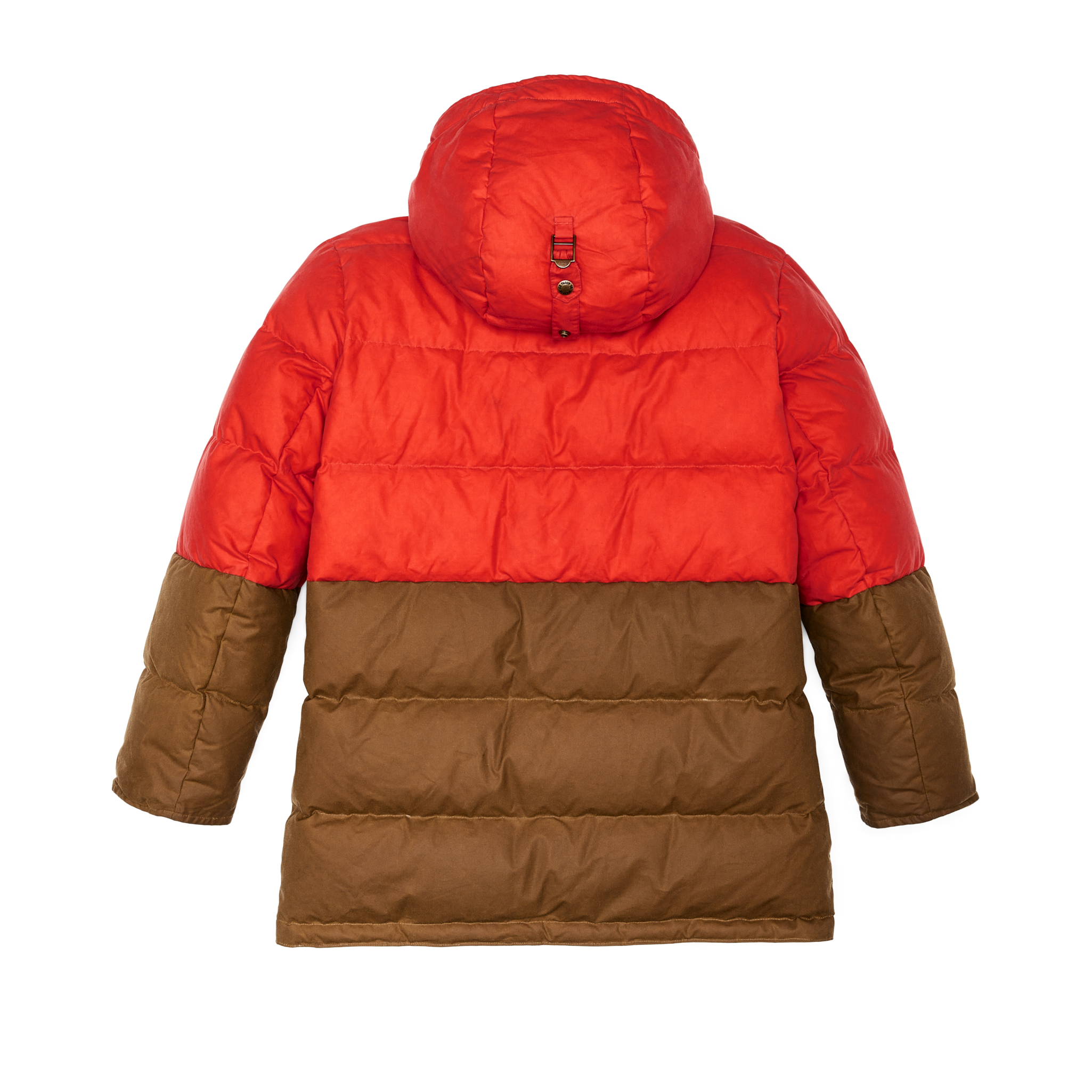 Women's Waxed Down Parka - Dark Tan - Image 10