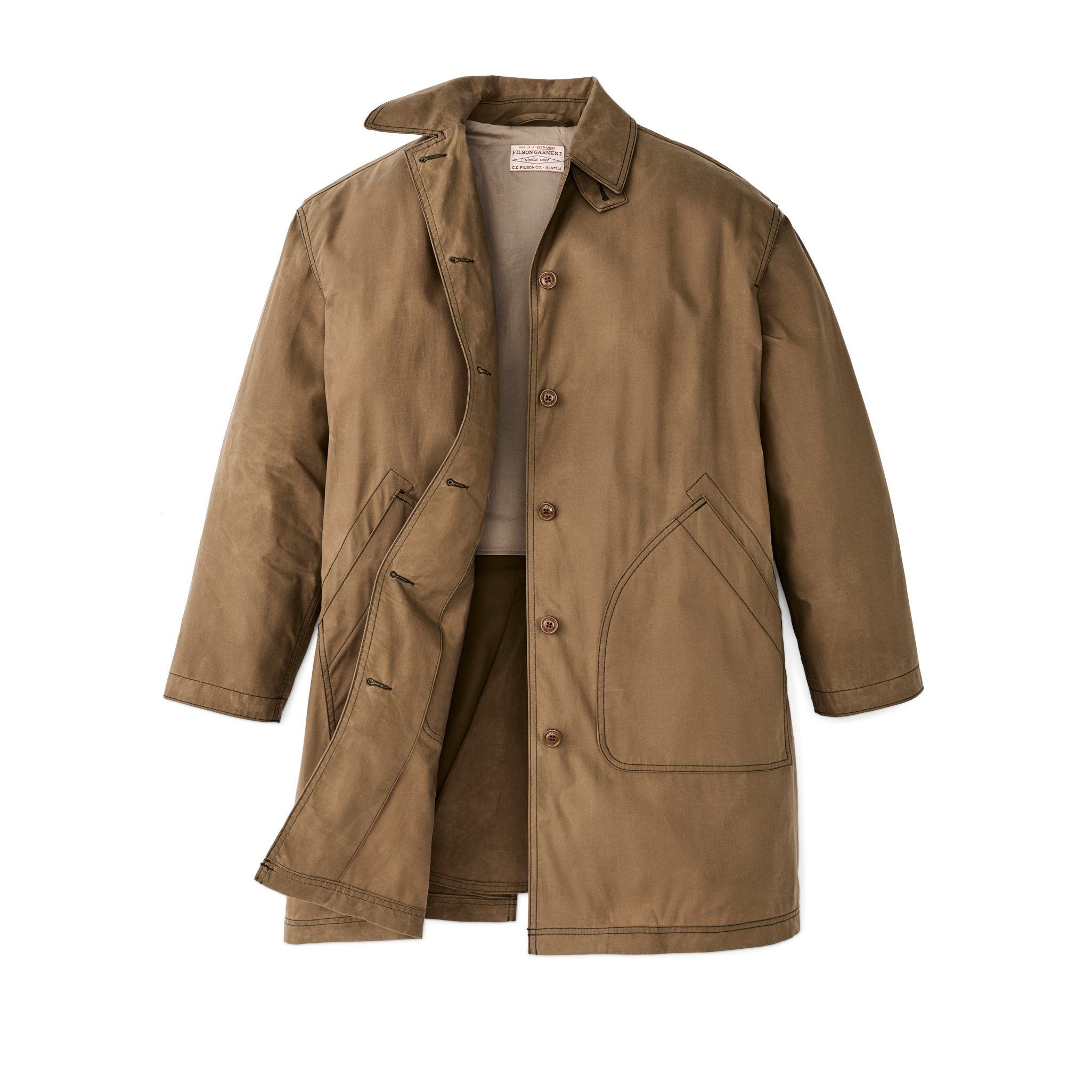 Women's Ranger Raincoat - Dark Beige - Image 3