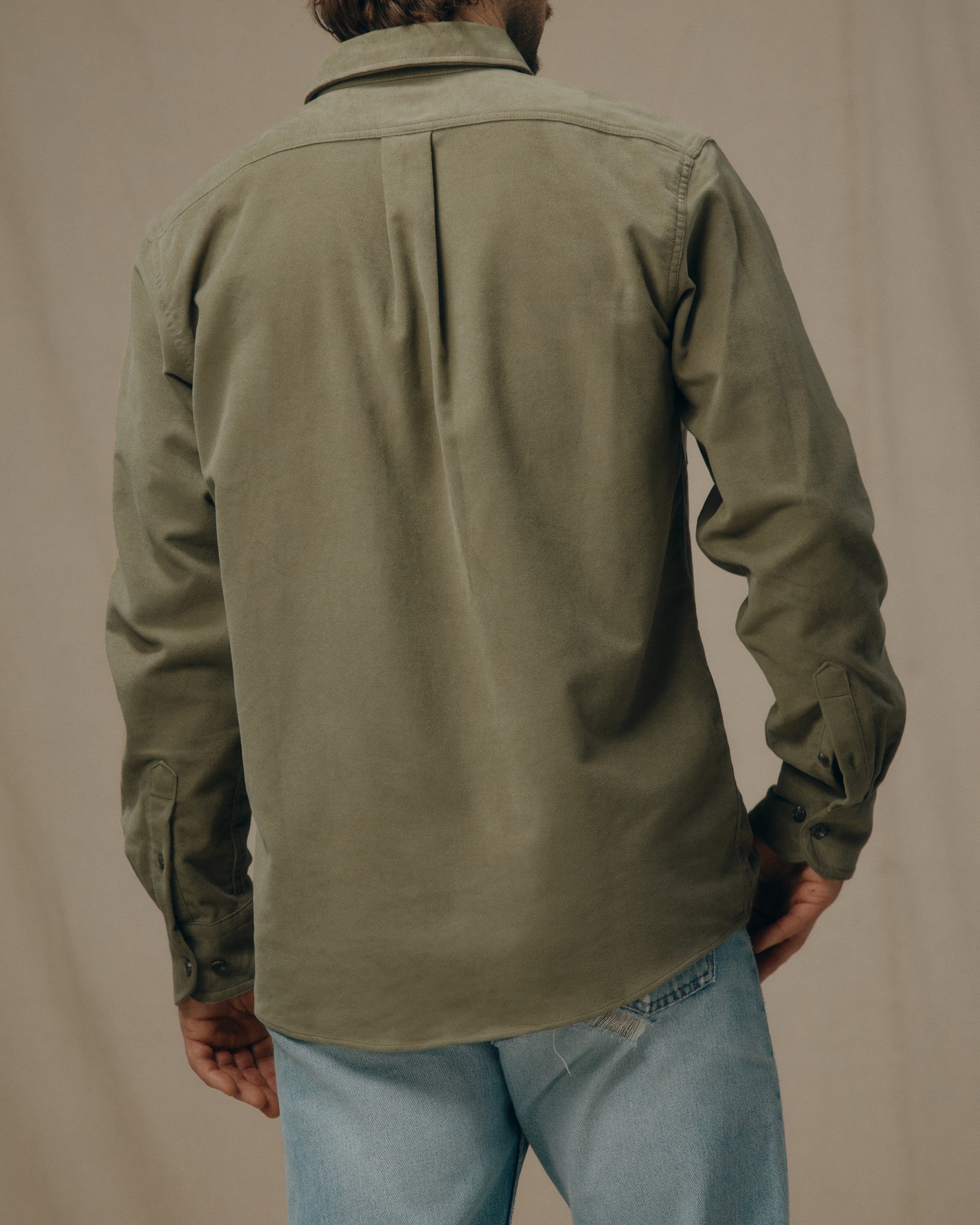 Moleskin Seattle Shirt - Lovat - Image 2