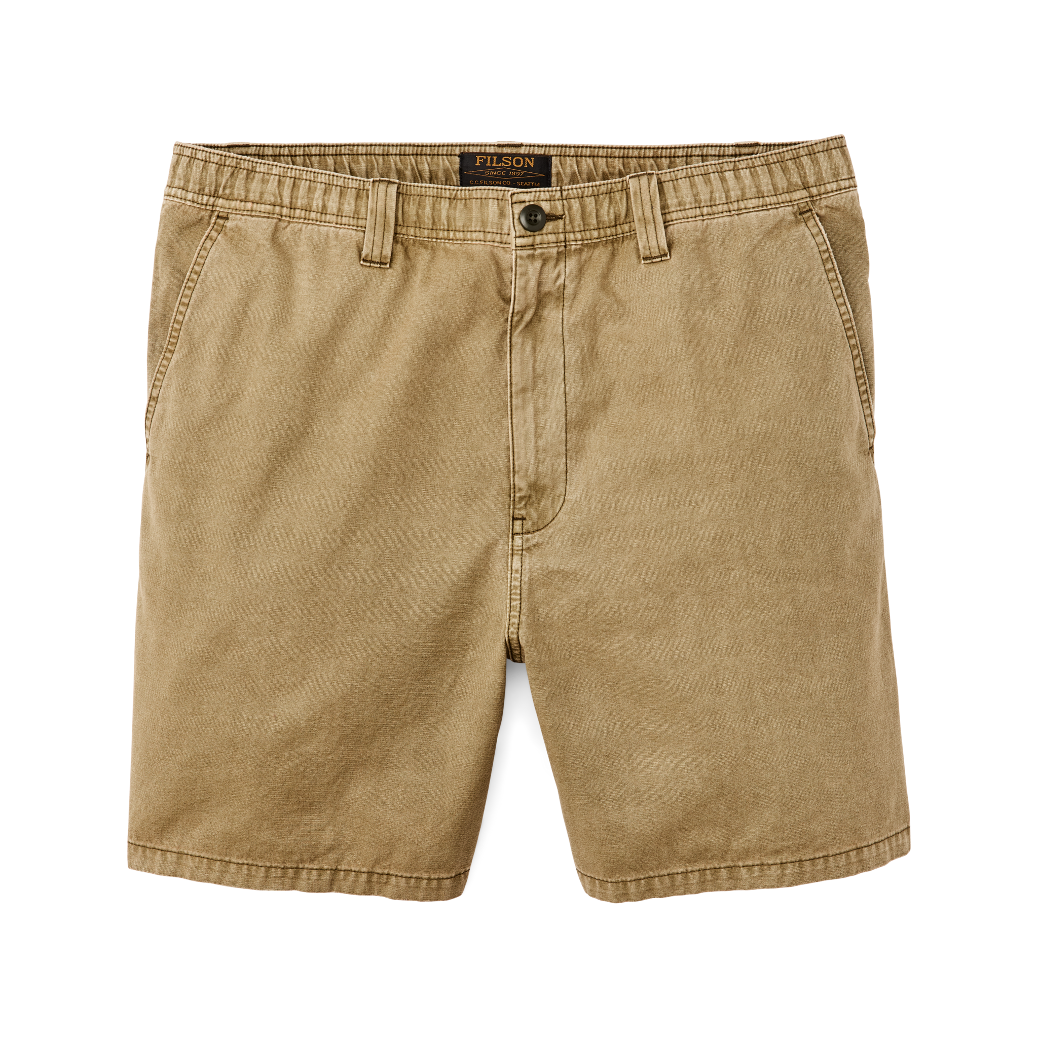 Oakville Canvas Shorts - Slate Olive