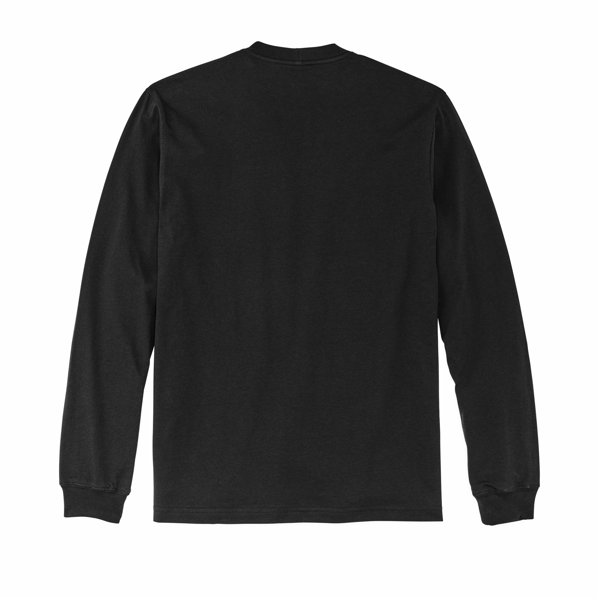 Long Sleeve Pioneer Pocket T-shirt - Black - Image 2