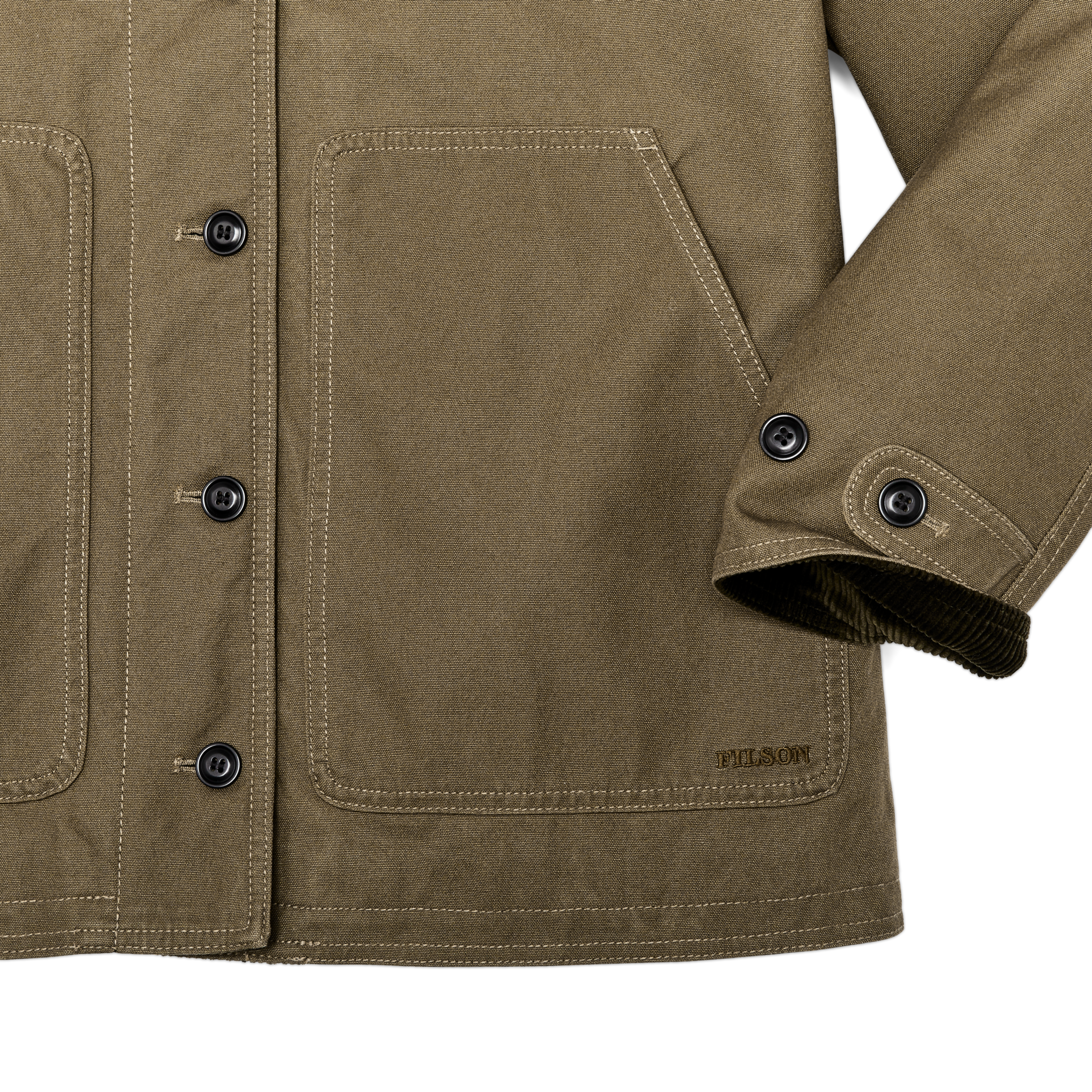 Women's Dry Tin Barn Coat - Marsh Olive - Image 9