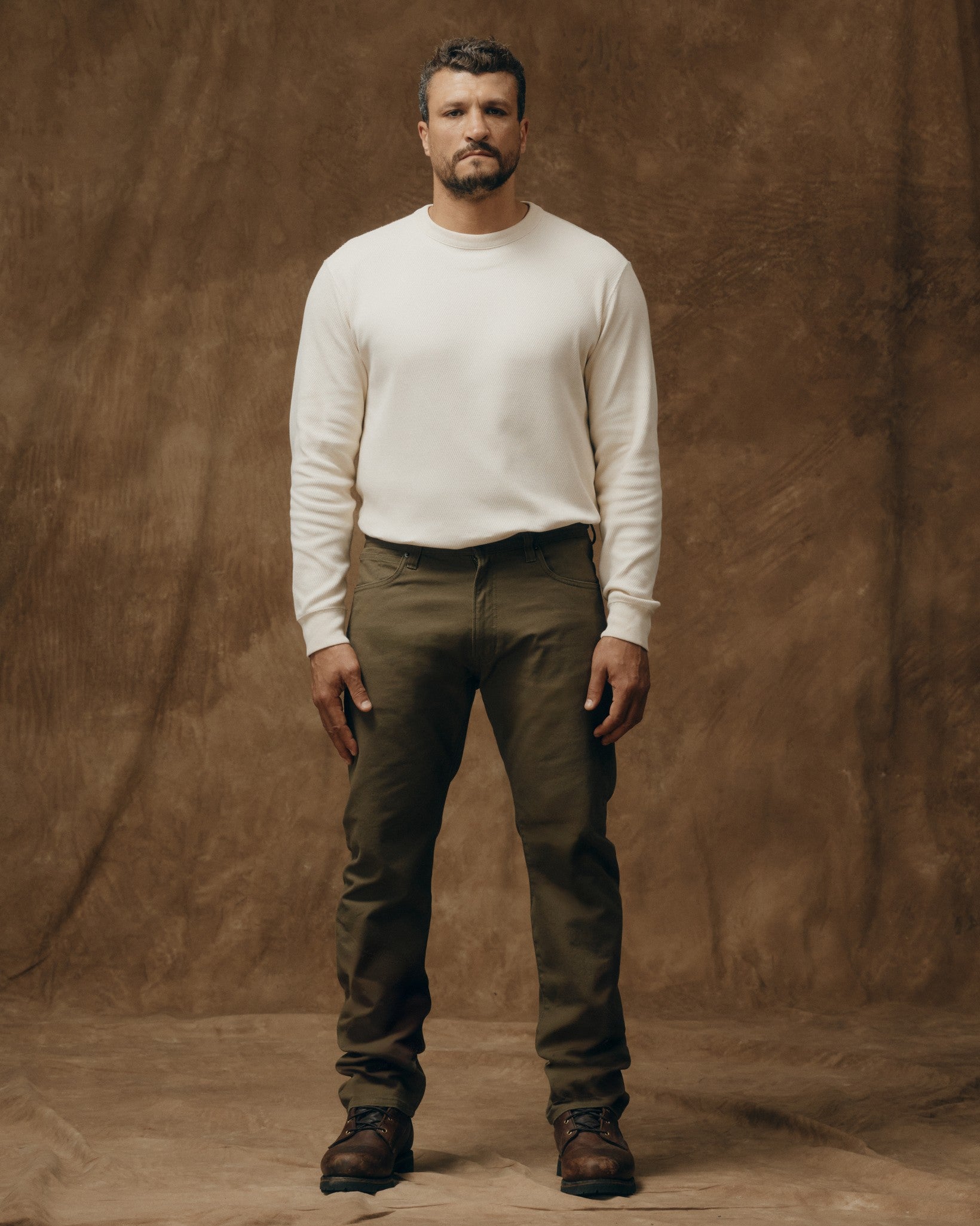 Dry Tin Cloth 5-pocket Pants - Marsh Olive