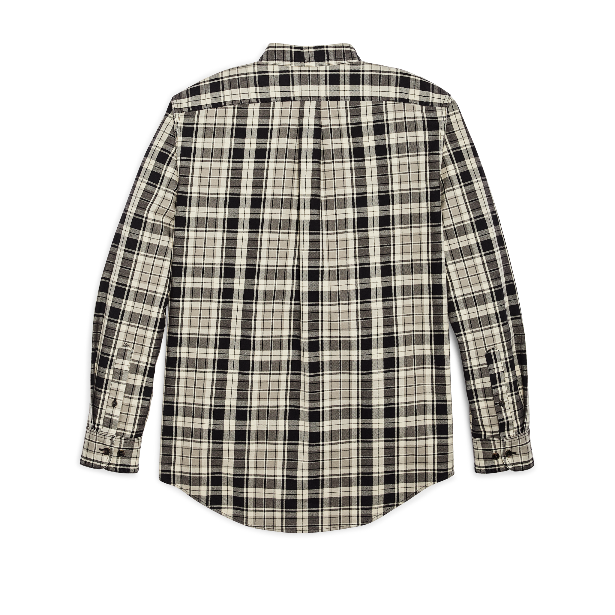 Lightweight Alaskan Guide Shirt - Cream / Black / Gray Plaid - Image 2