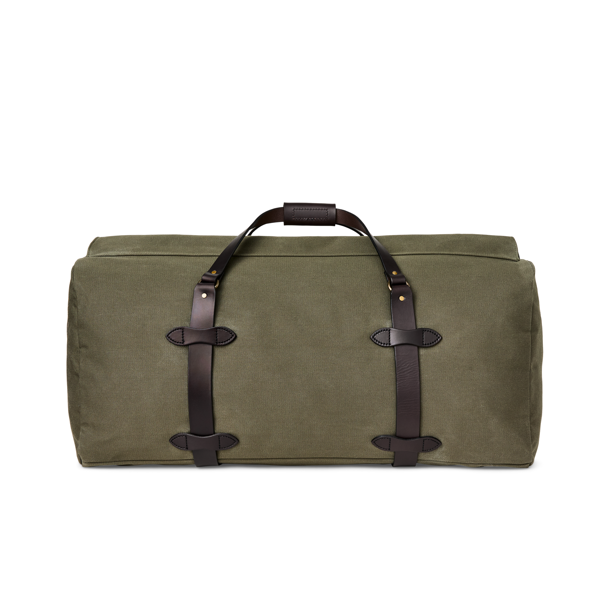 Large Rugged Twill Duffle Bag - Otter Green - Image 2