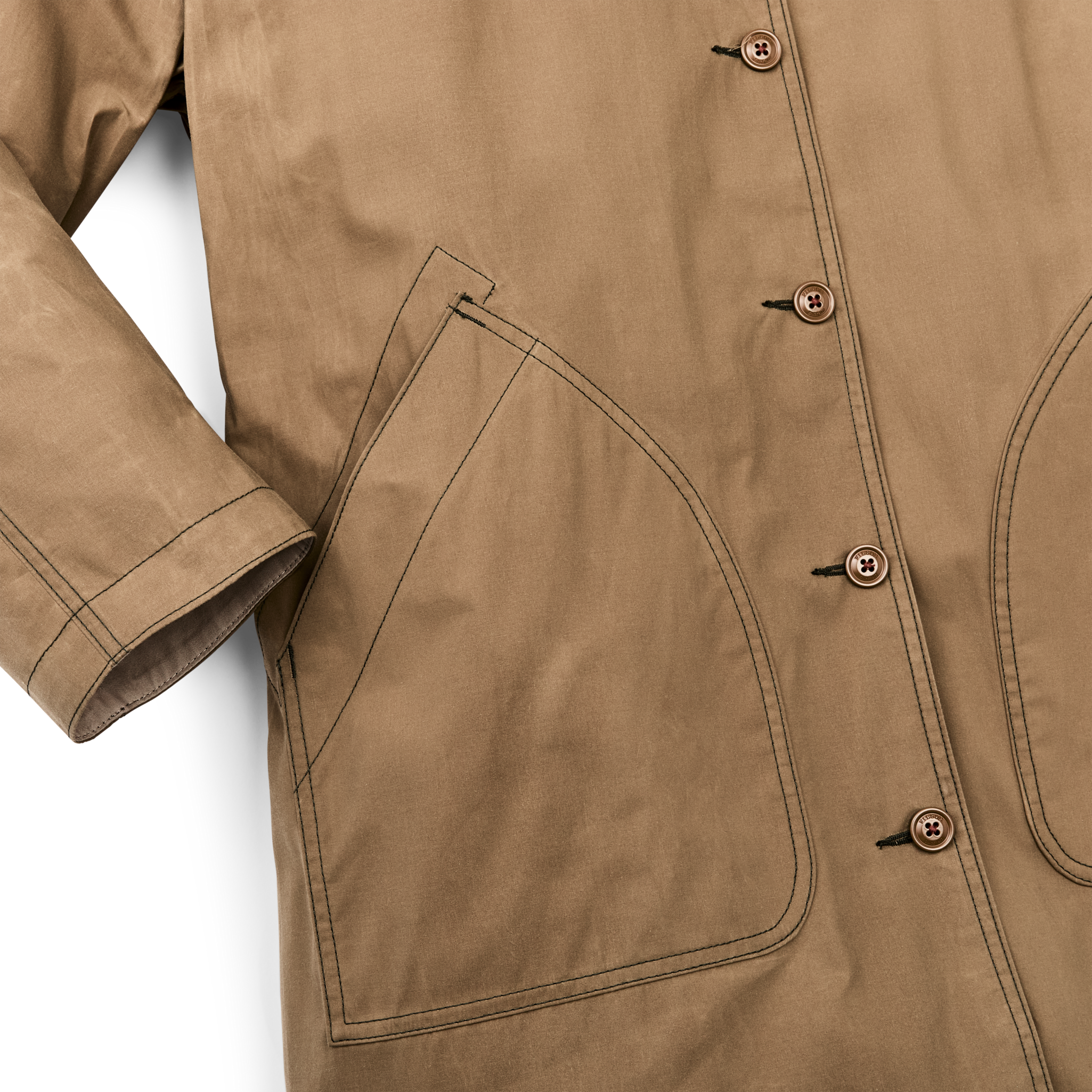 Women's Ranger Raincoat - Dark Beige - Image 5