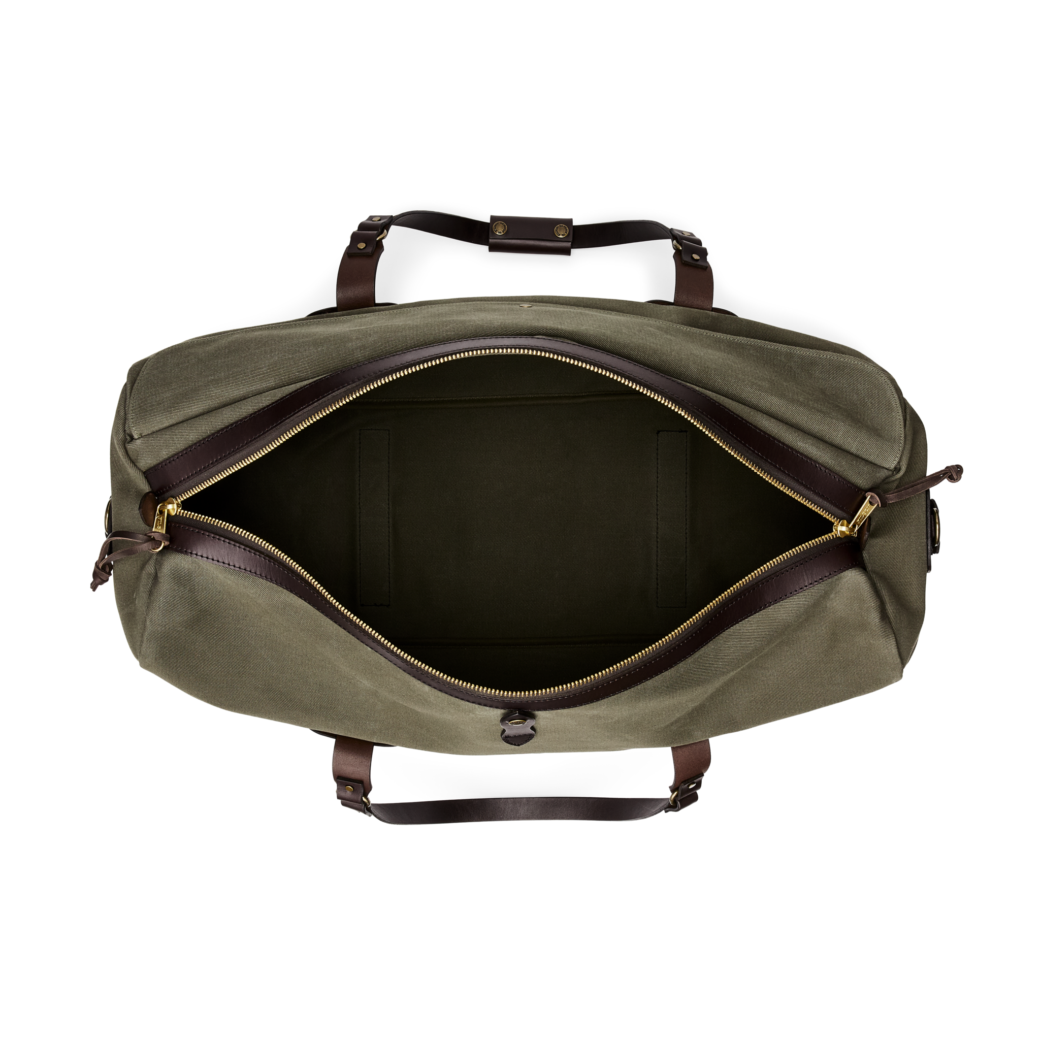 Large Rugged Twill Duffle Bag - Otter Green - Image 6