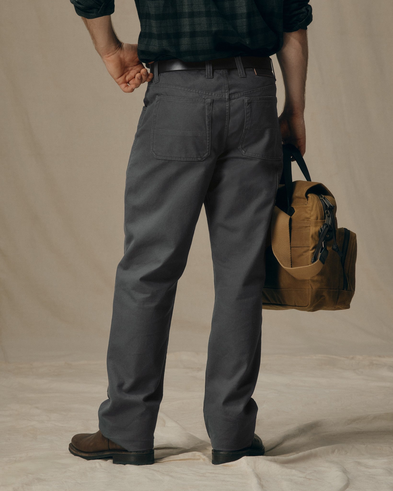 Dry Tin Double Front Pants - Raven - Image 3
