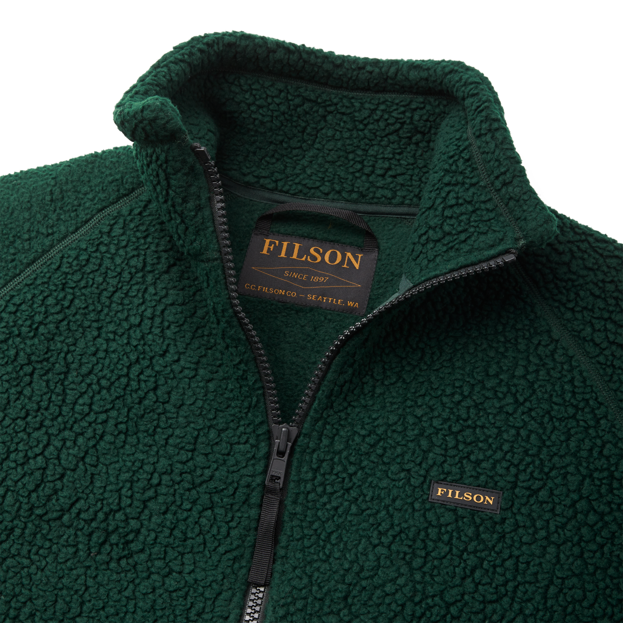 Sherpa Fleece Jacket - Fir - Image 5