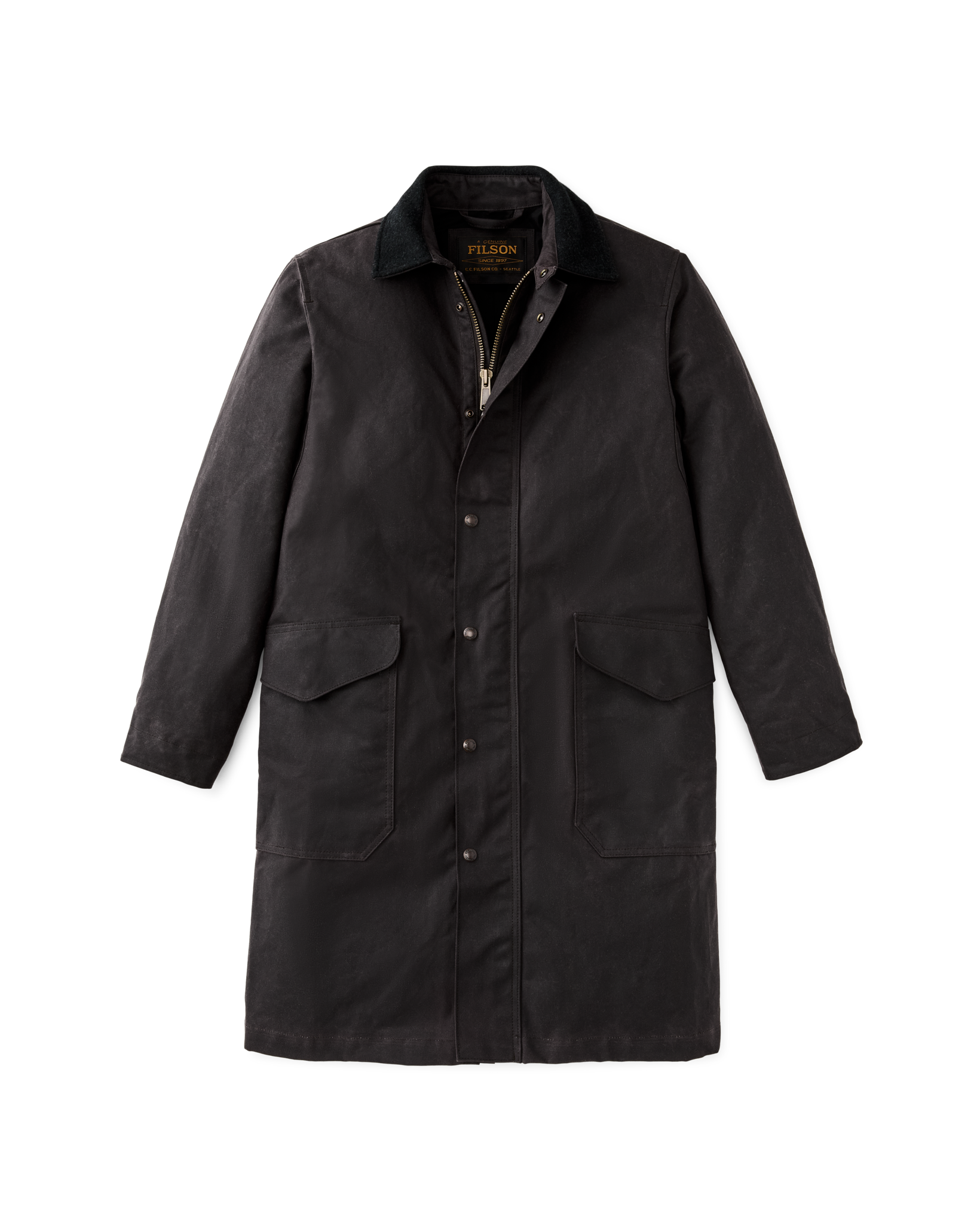 Filson Trench Coat - Cinder