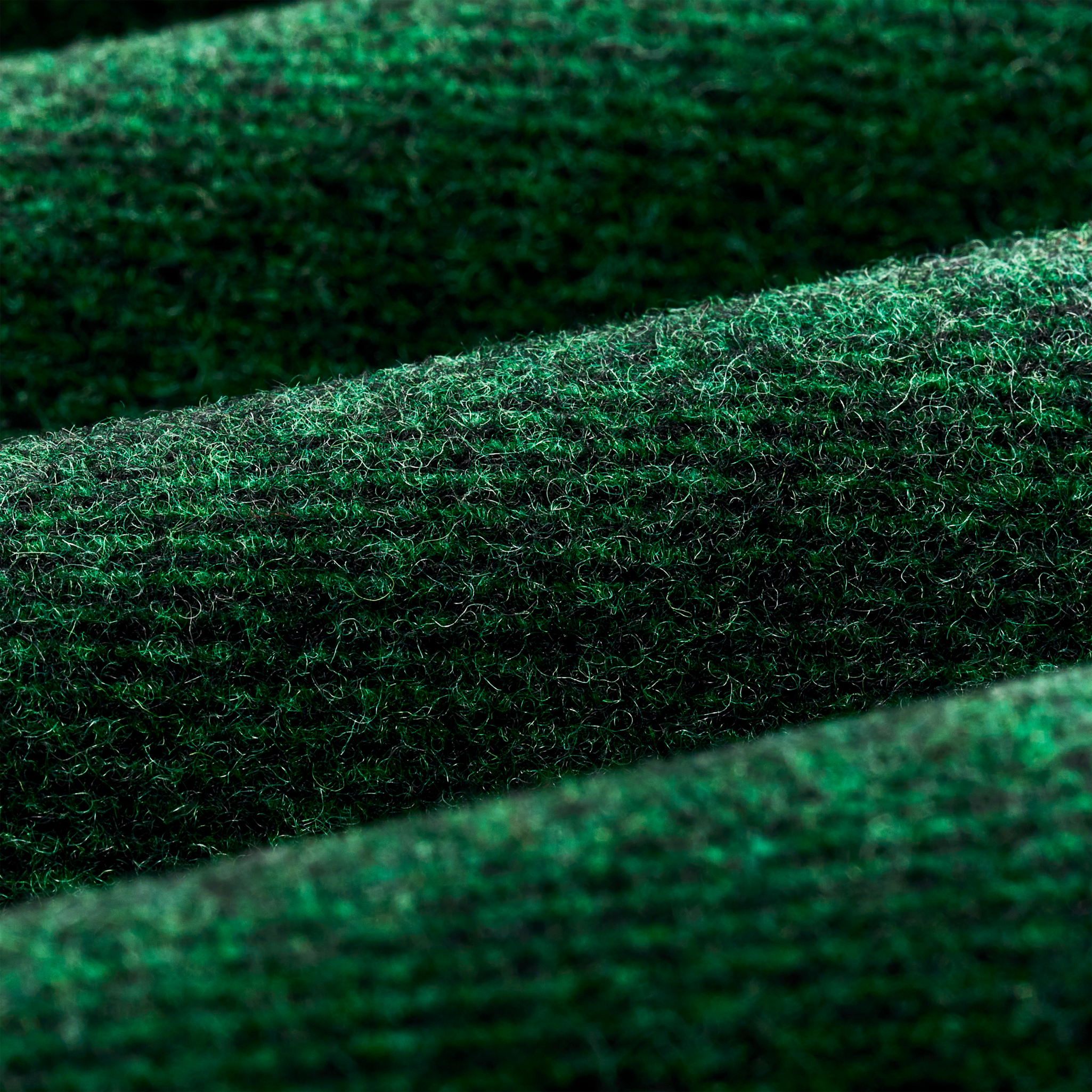 Mackinaw Wool Jac-shirt - Kelly Green / Black Twill - Image 5