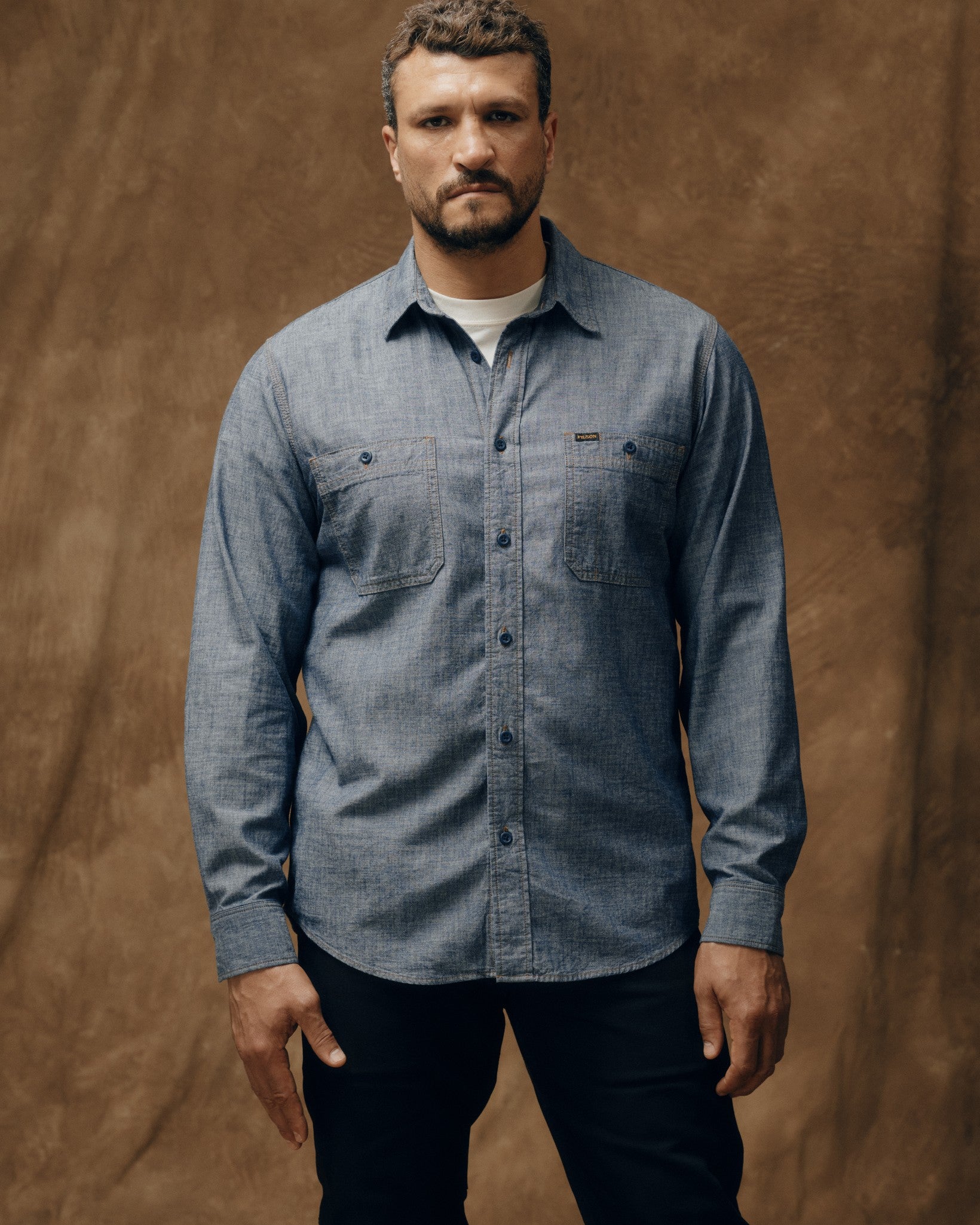 Chambray Cpo Shirt - Rinsed Indigo Chambray