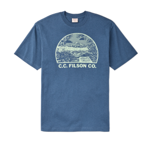 Frontier Graphic T-shirt - Light Blue / Mountain Lake