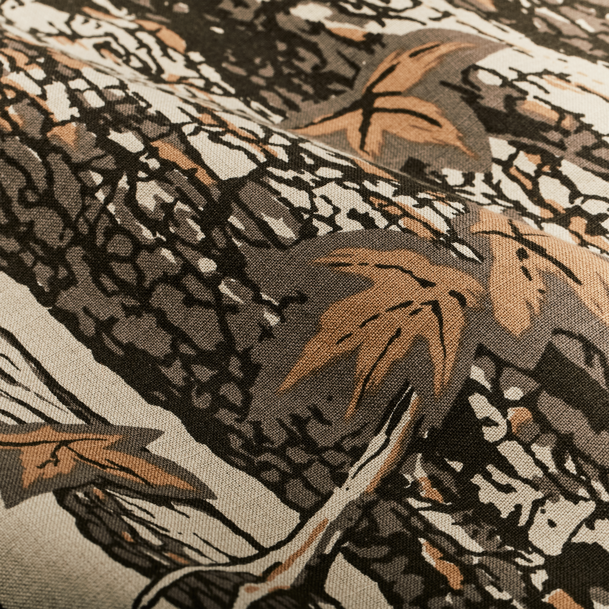 Rustic Short Sleeve Camp Shirt - Maple Bark Camo / Tan - Image 5