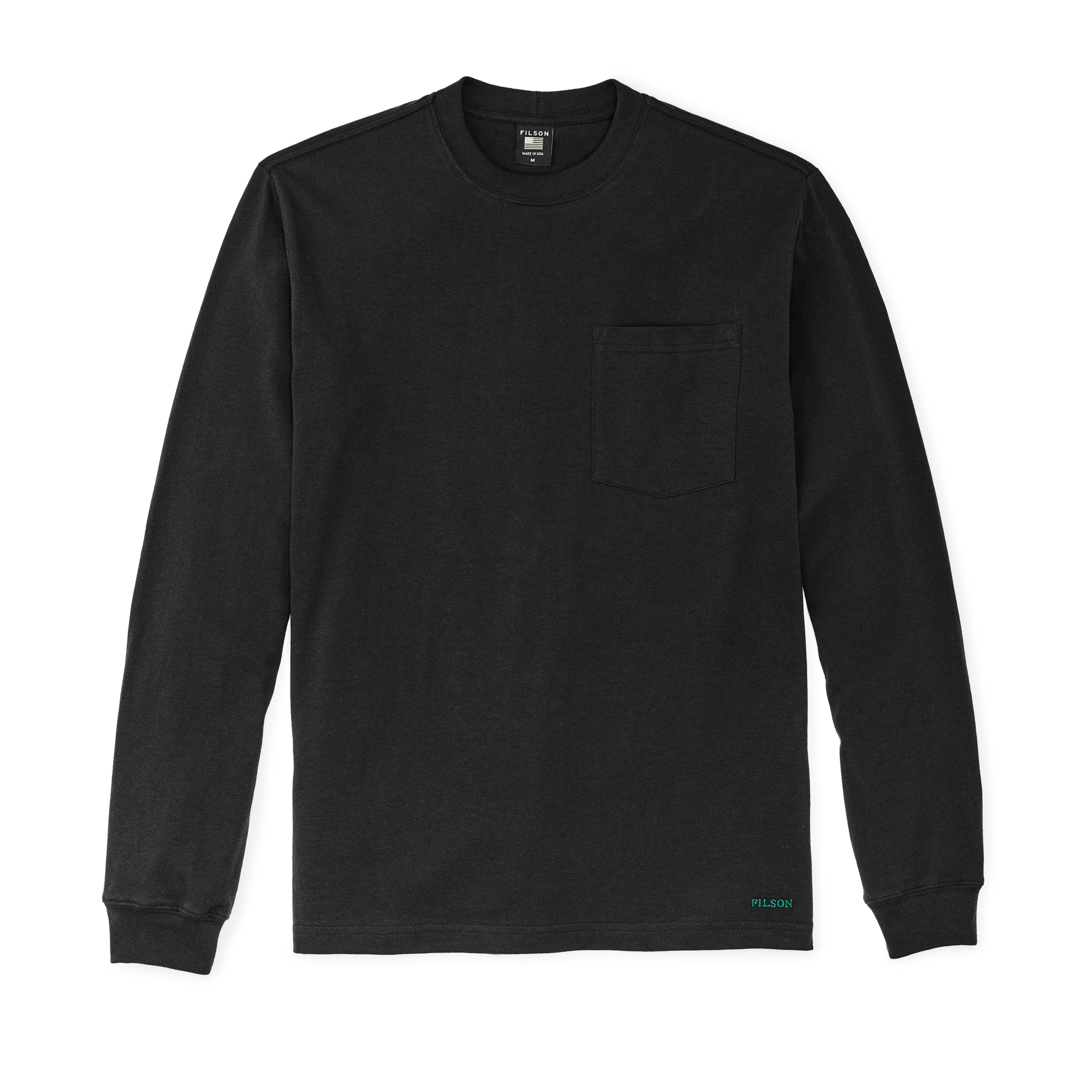 Long Sleeve Pioneer Pocket T-shirt - Black