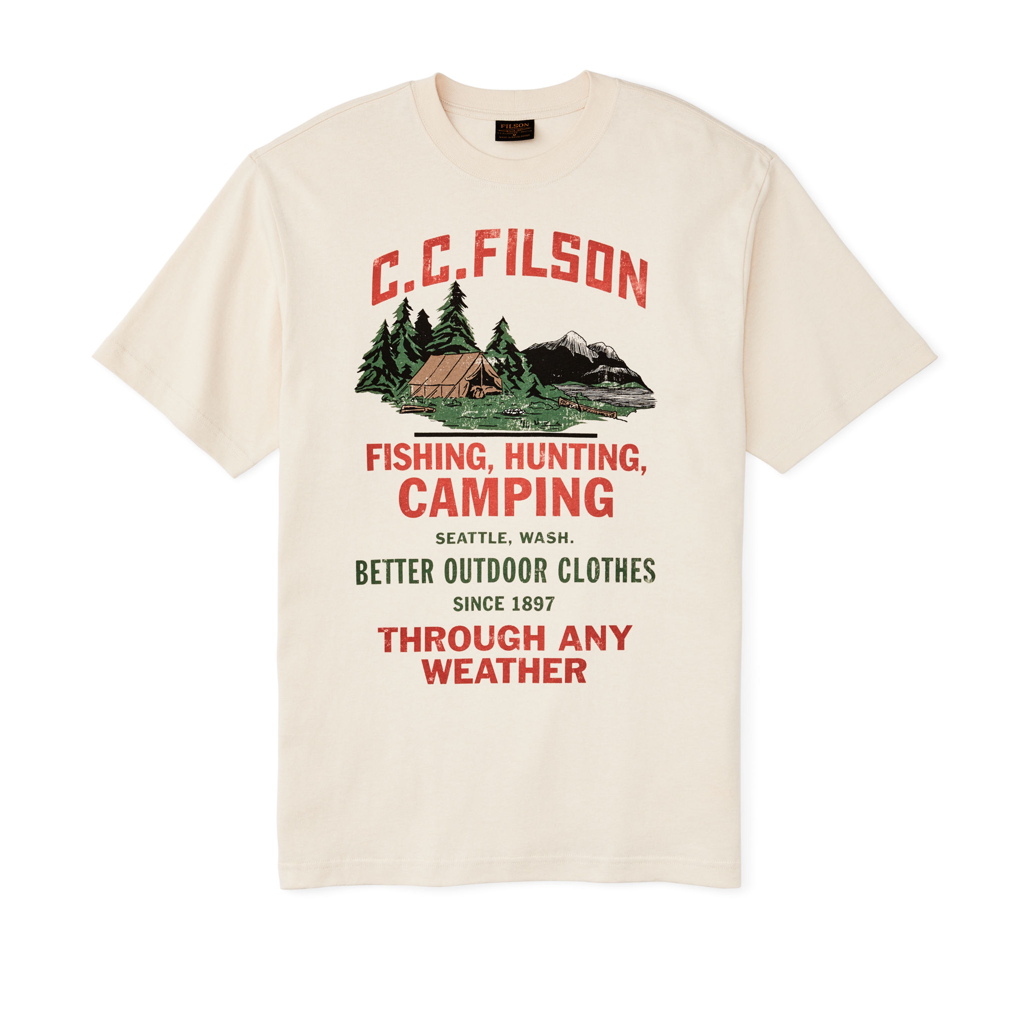 Frontier Graphic T-shirt - Birch / Camping