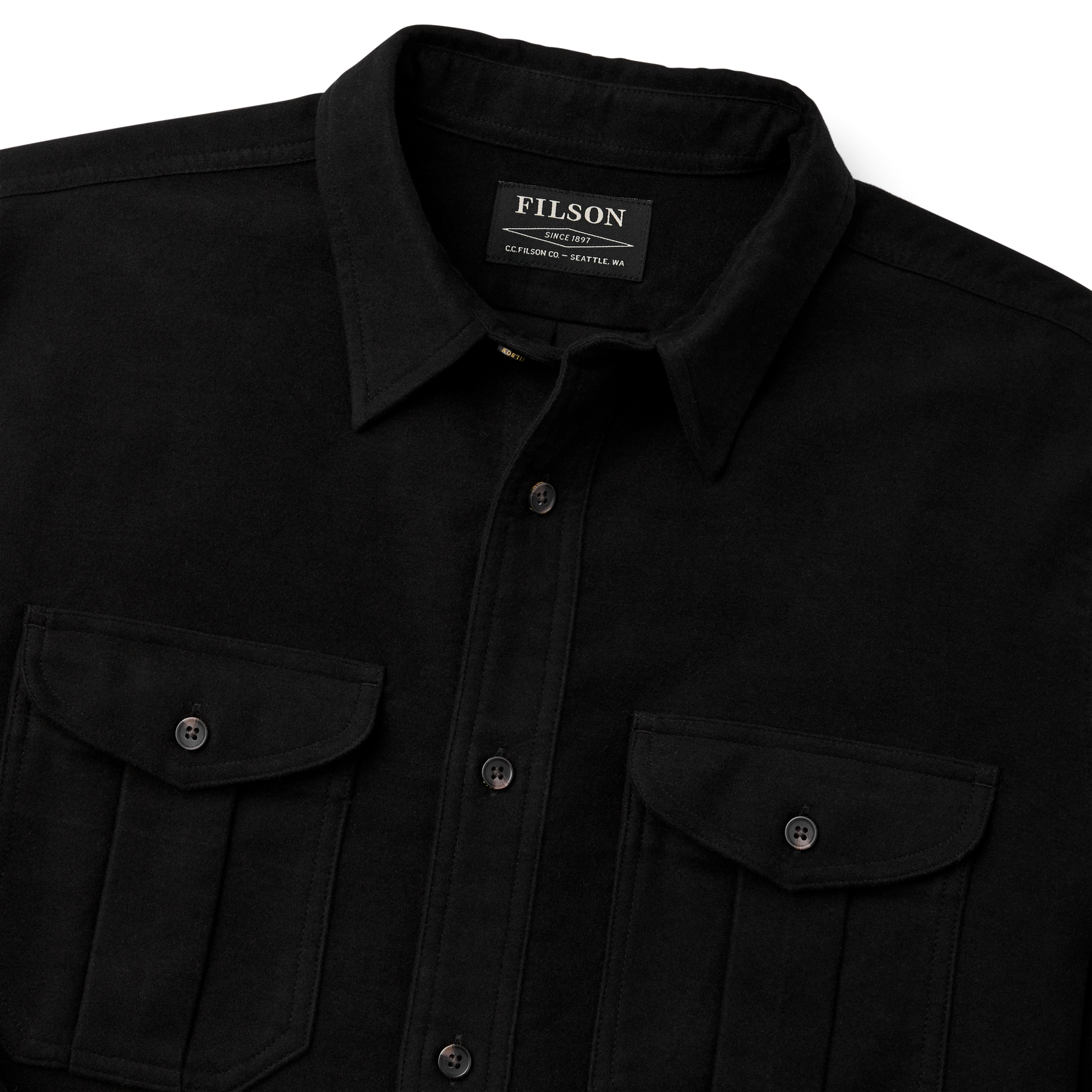 Moleskin Seattle Shirt - Coal - Image 5