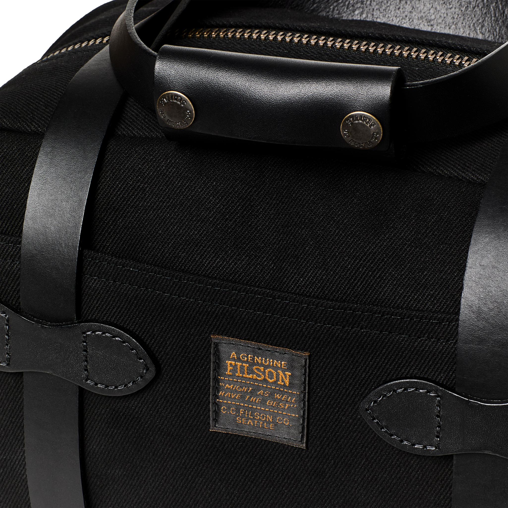Rugged Twill Xs Compact Duffle Bag - Black - Image 4