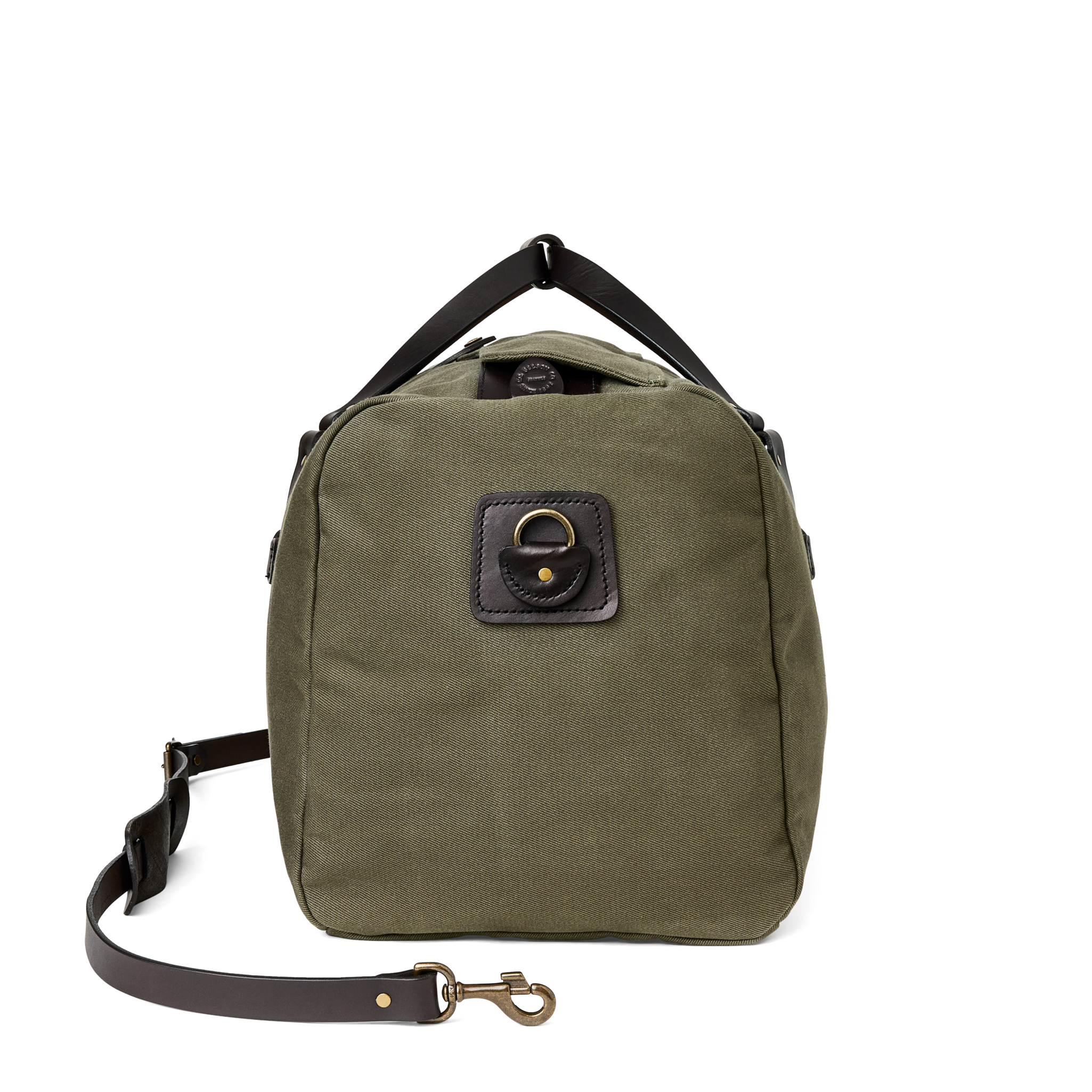 Large Rugged Twill Duffle Bag - Otter Green - Image 3